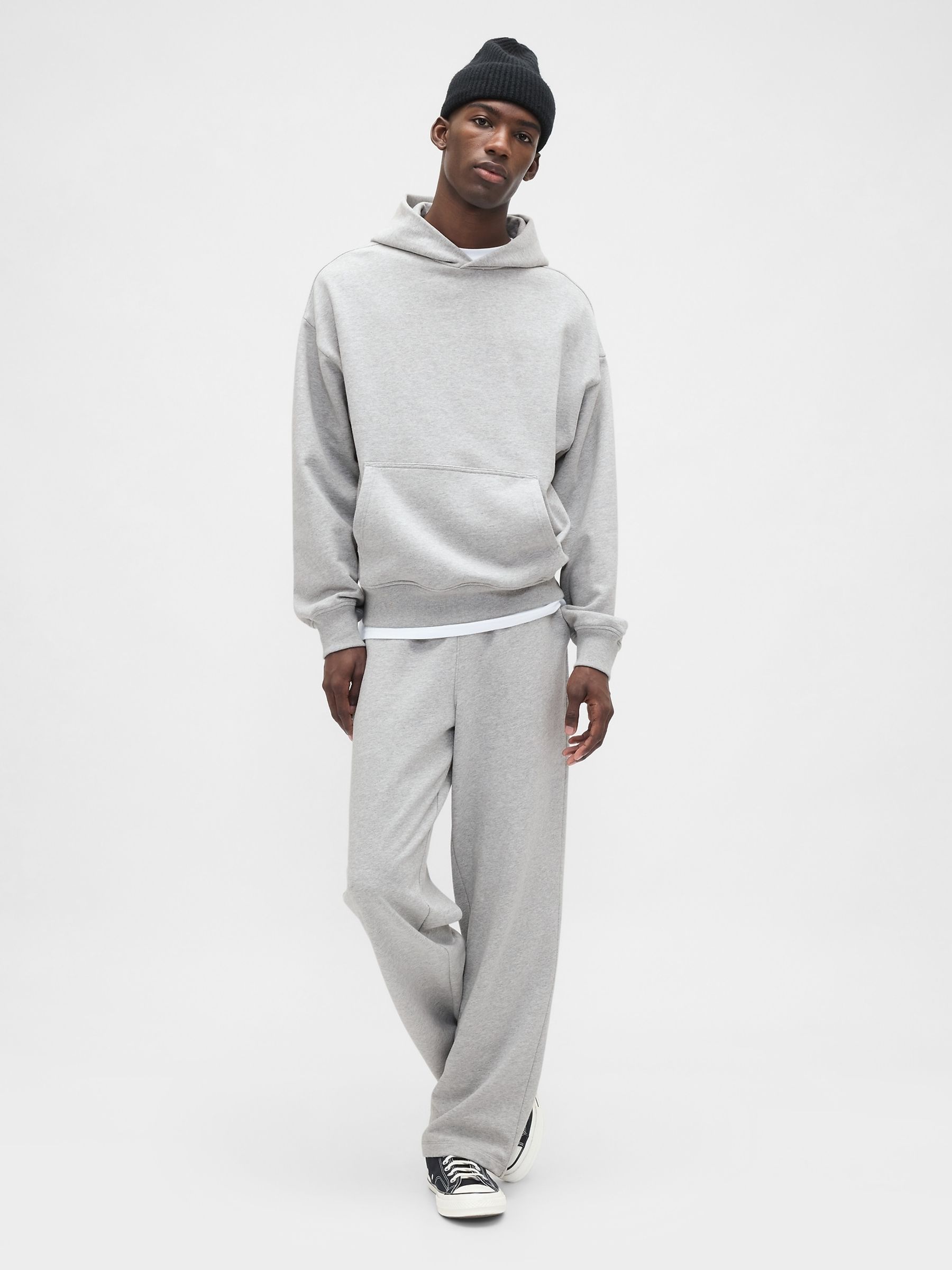 Grey Heavyweight Relaxed Joggers - Image 3 of 5