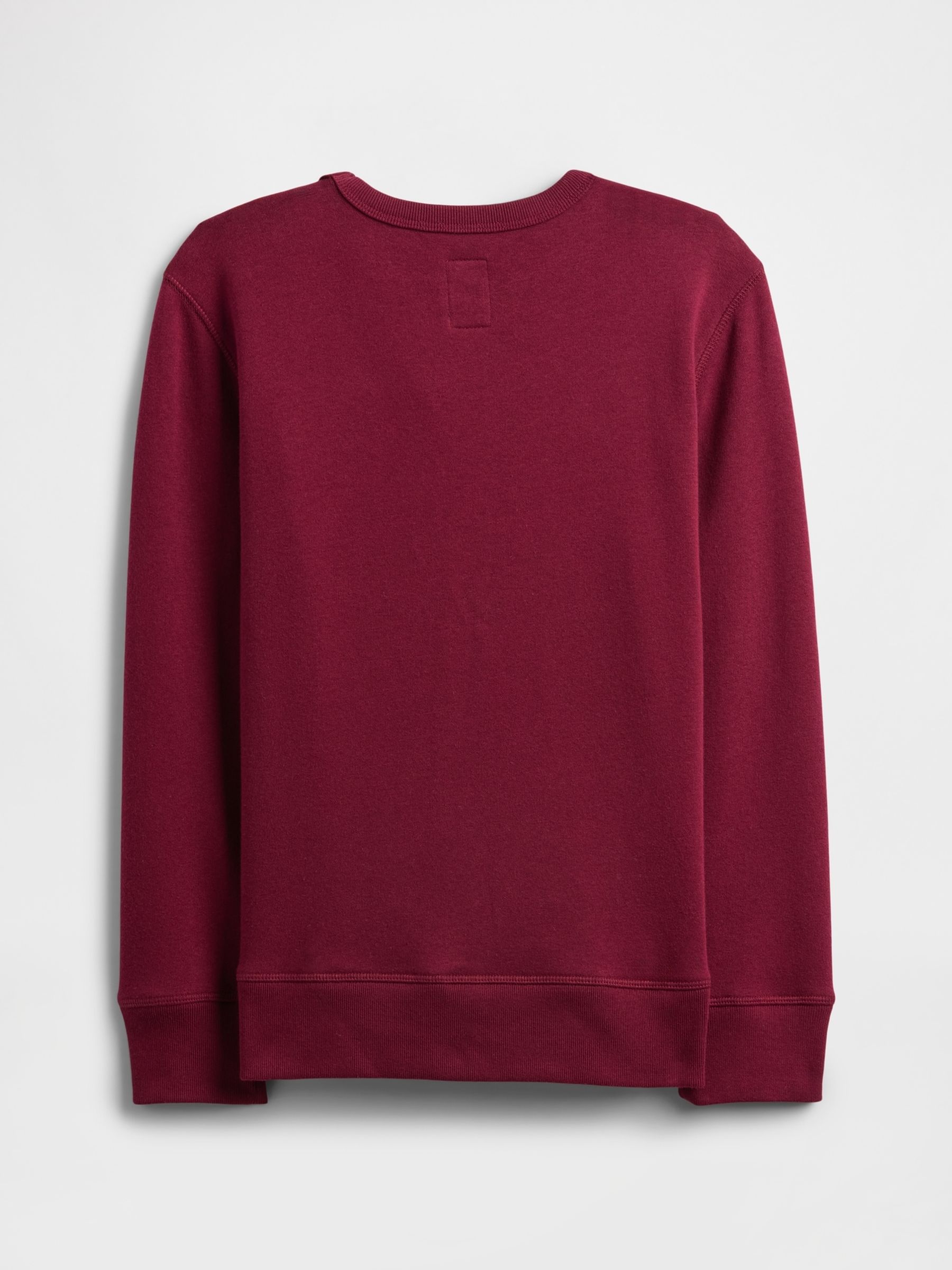Burgundy Red Logo Sweatshirt (4-13yrs) - Image 2 of 3
