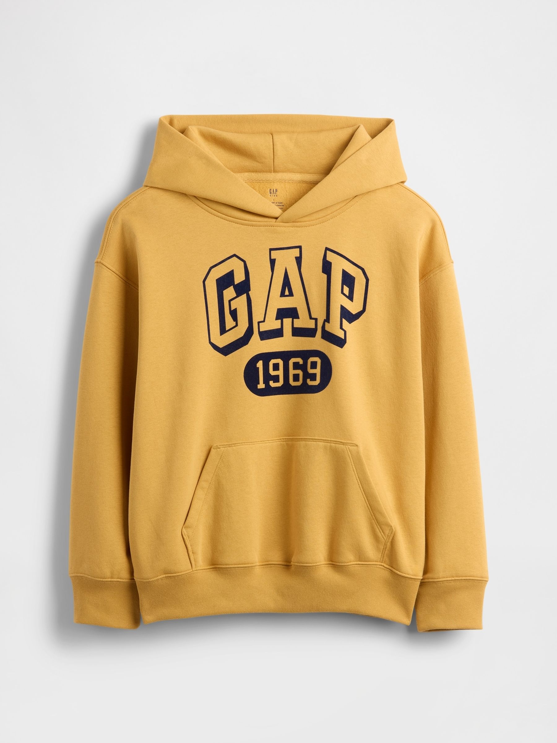 Yellow Vintage Soft Logo Hoodie - Image 6 of 6