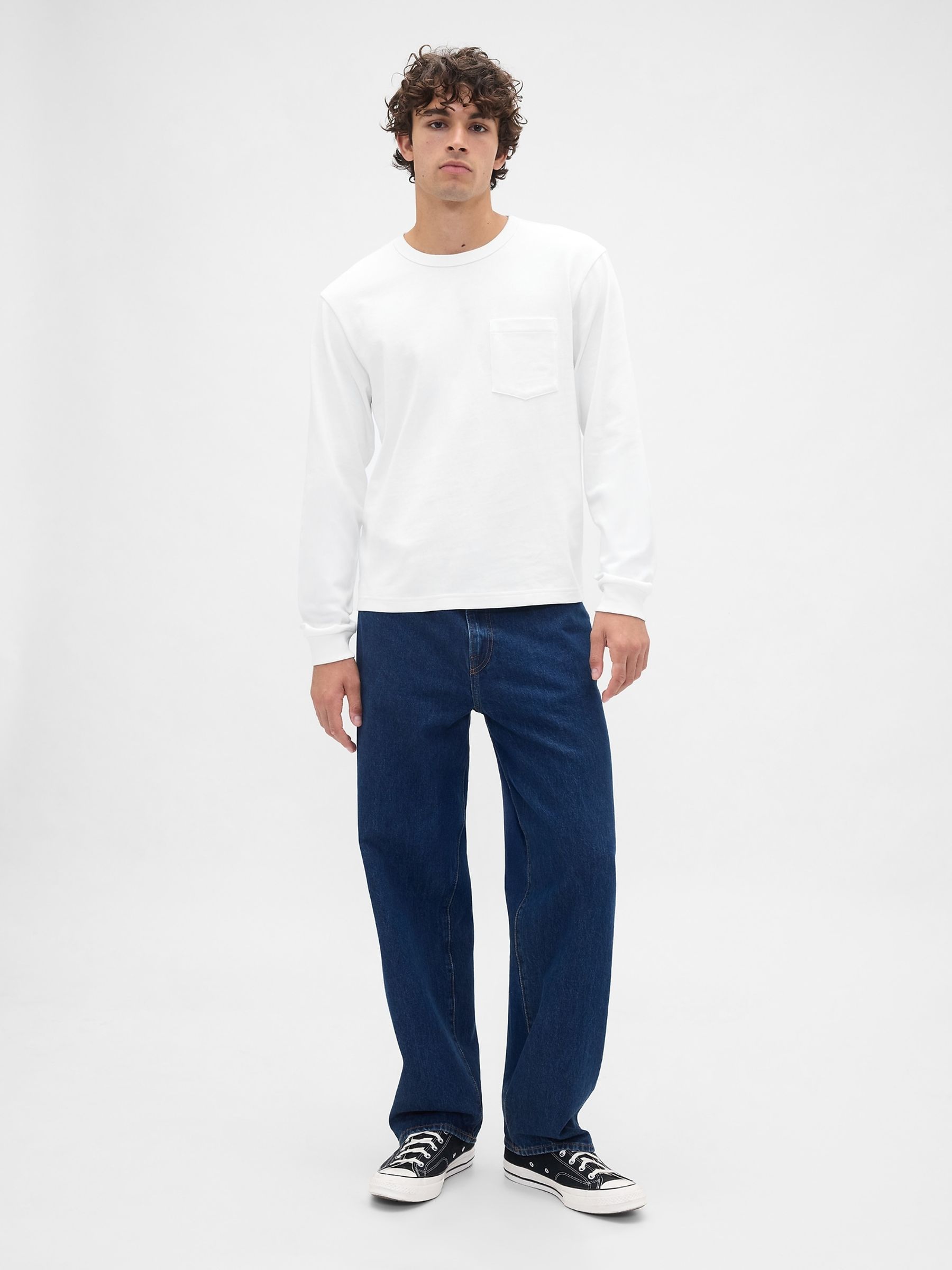 White Heavyweight Relaxed T-Shirt - Image 3 of 4