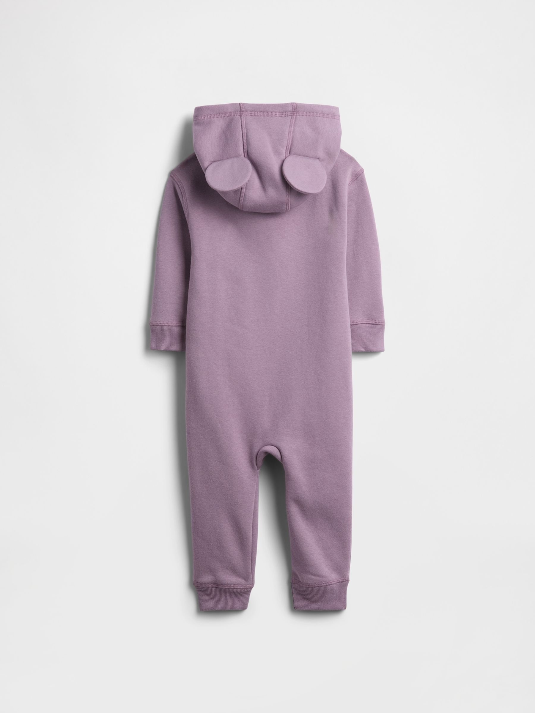 Purple Minnie Mouse Disney Logo Sleepsuit - Image 2 of 3