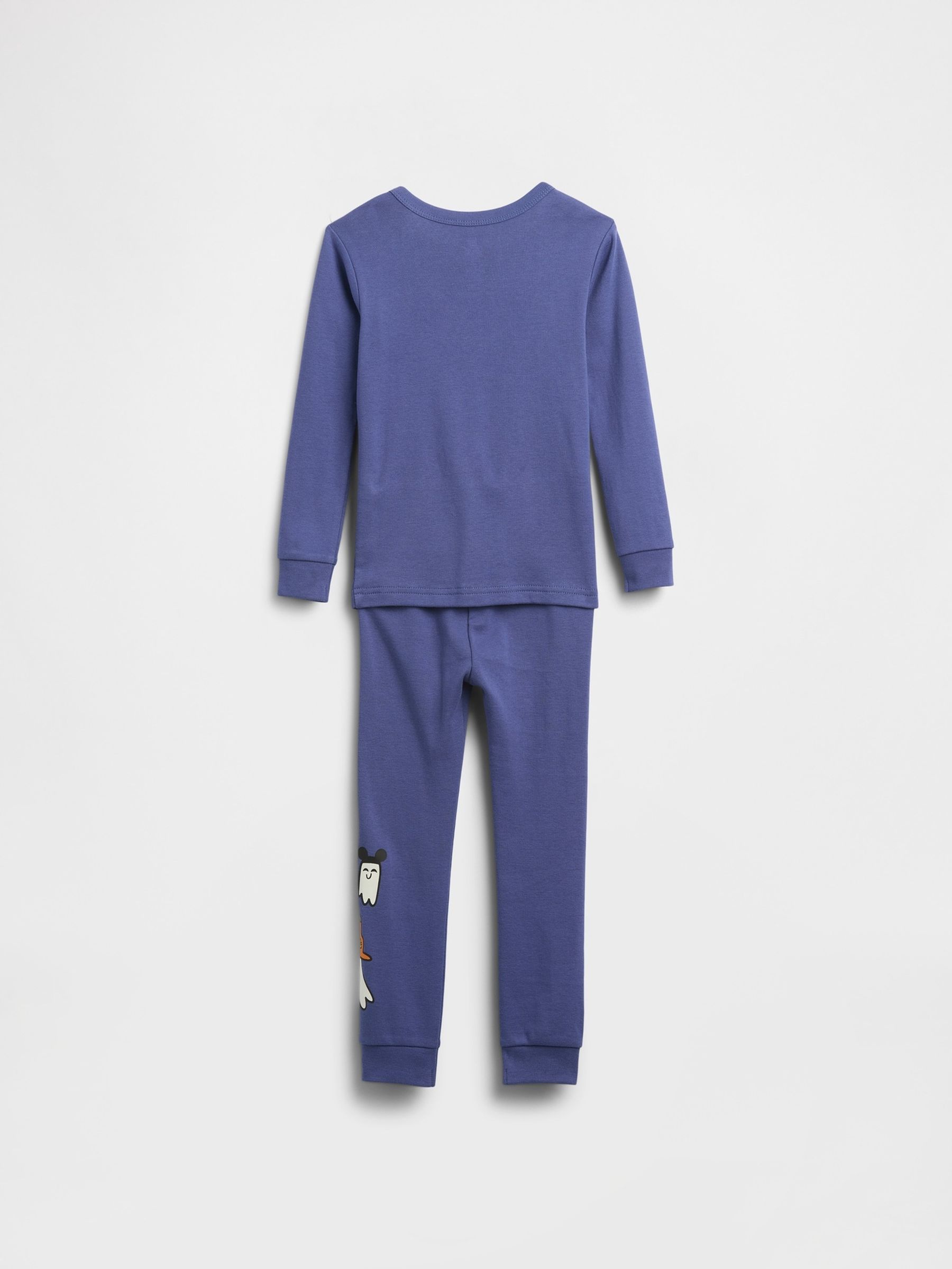 Blue Minnie Mouse Pumpkin Disney Long Sleeve Pyjamas Set (6mths-5yrs) - Image 2 of 3