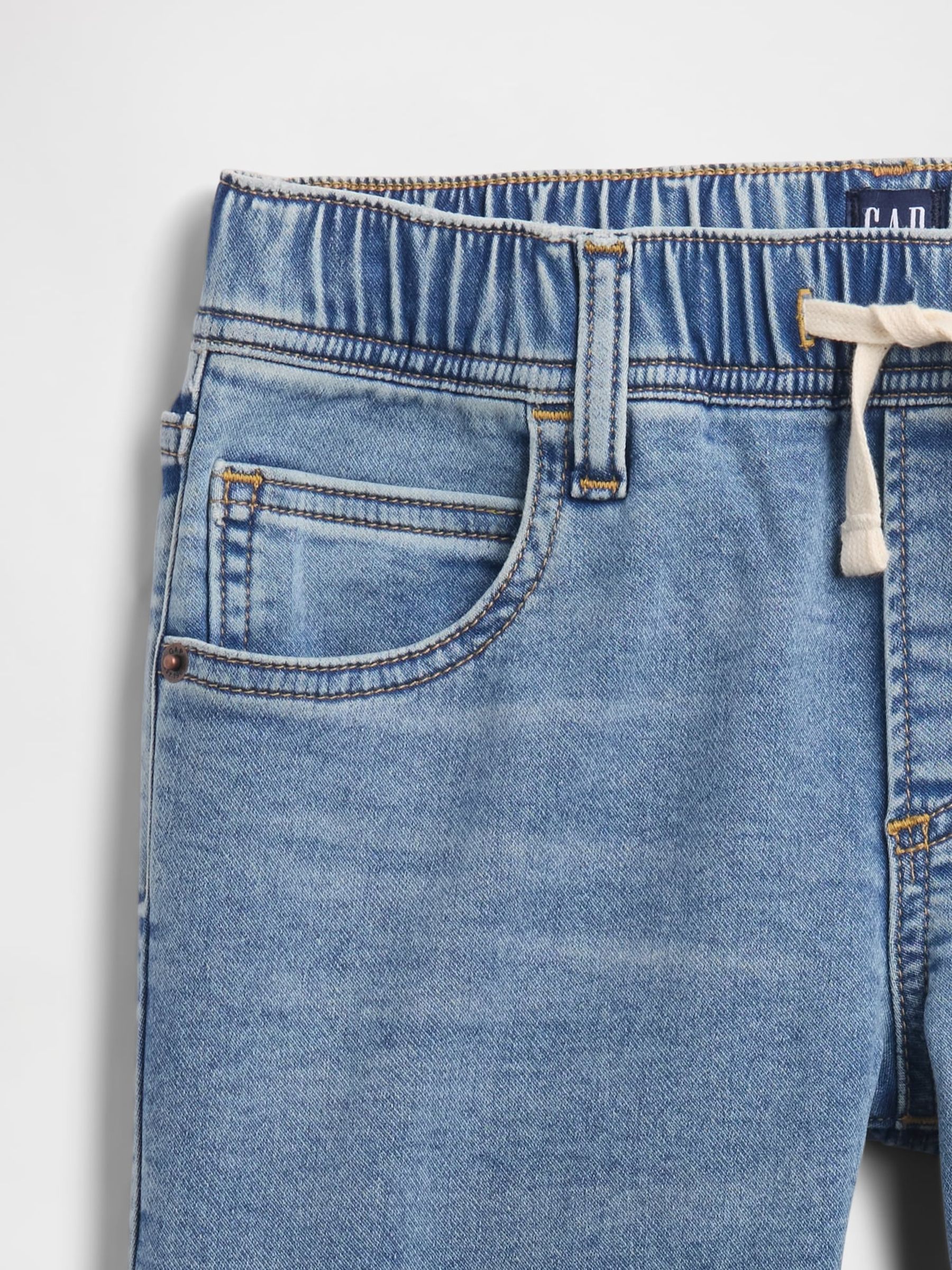 Blue Pull On Slim Jogger Jeans - Image 4 of 4