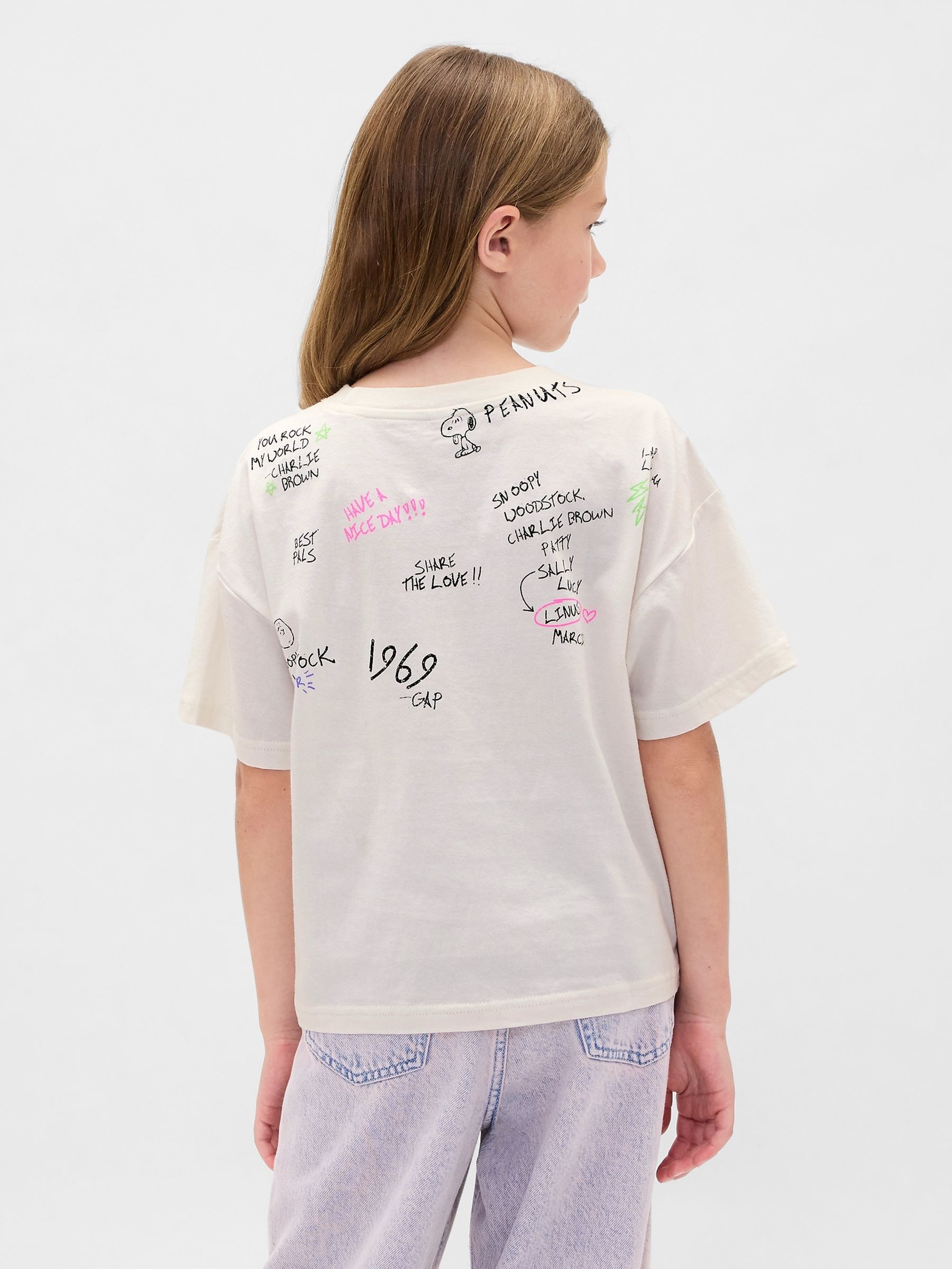 White Oversized Graphic T-Shirt - Image 2 of 4