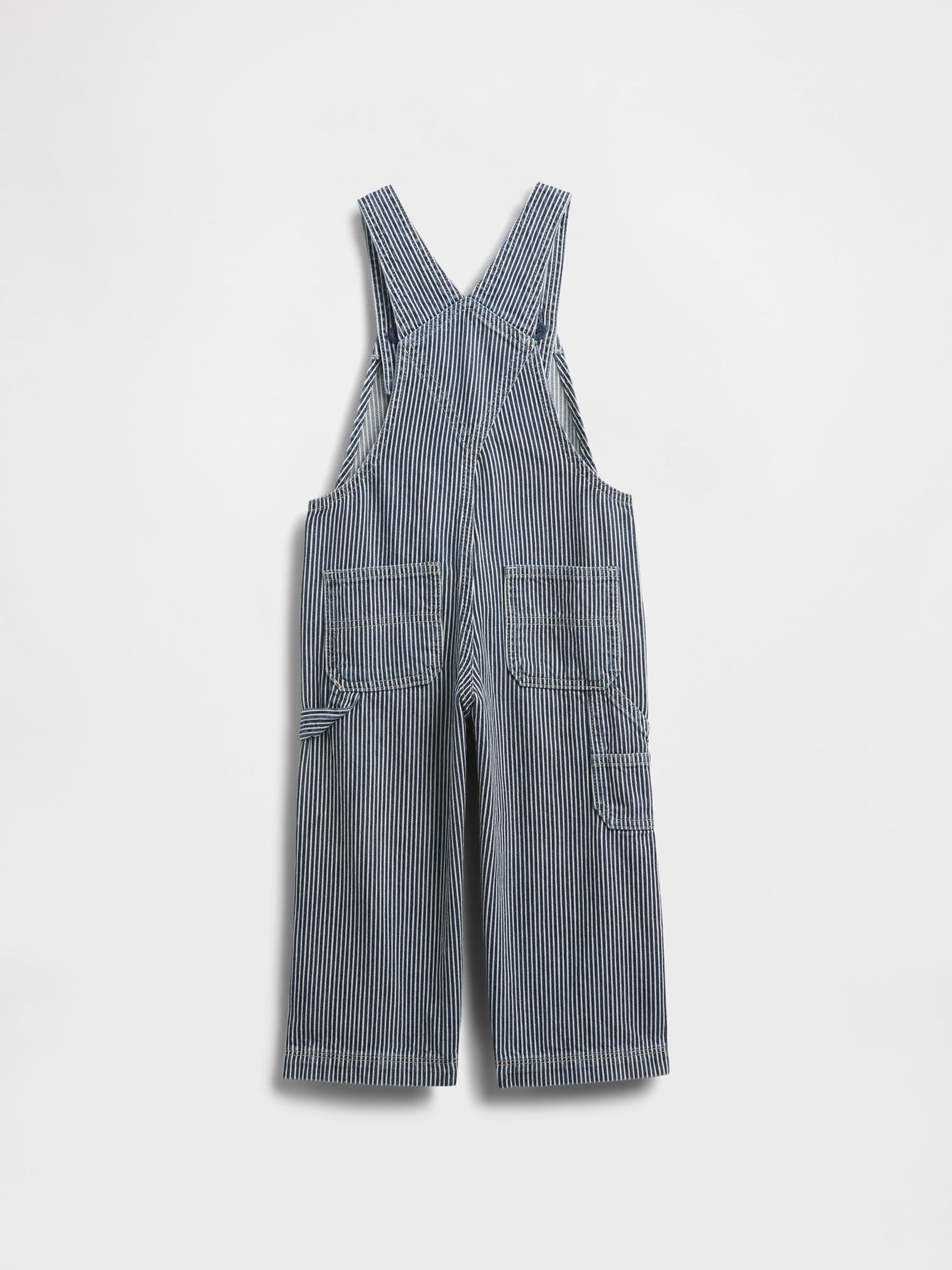 Blue Denim Stripe Baggy All-In-One - Image 2 of 2