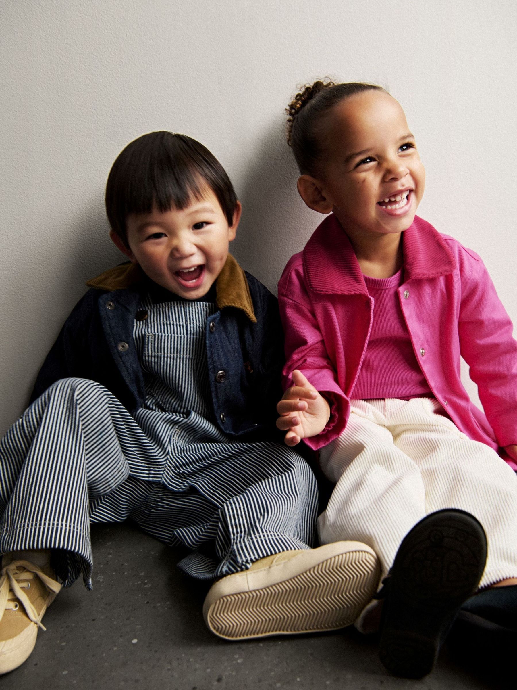 Blue Denim Stripe Baggy All-In-One - Image 3 of 3 Blue Denim Stripe Baggy All-In-One - Image 3 of 3