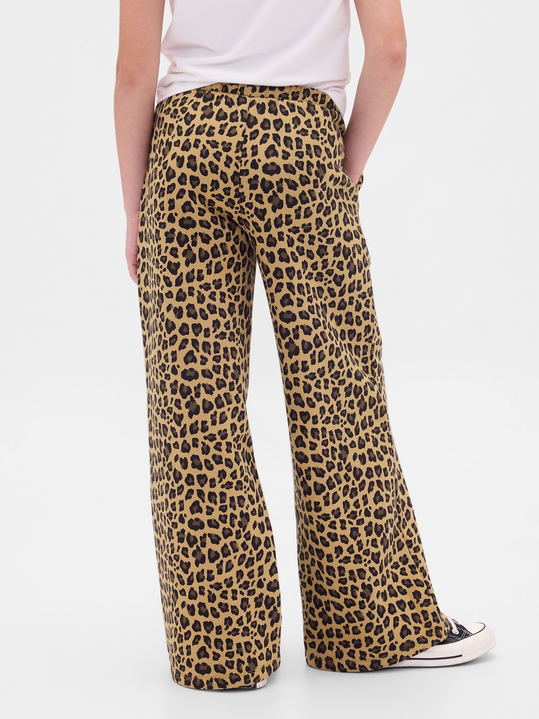 Brown Leopard Print VintageSoft Baggy Joggers (4-13yrs) - Image 2 of 5