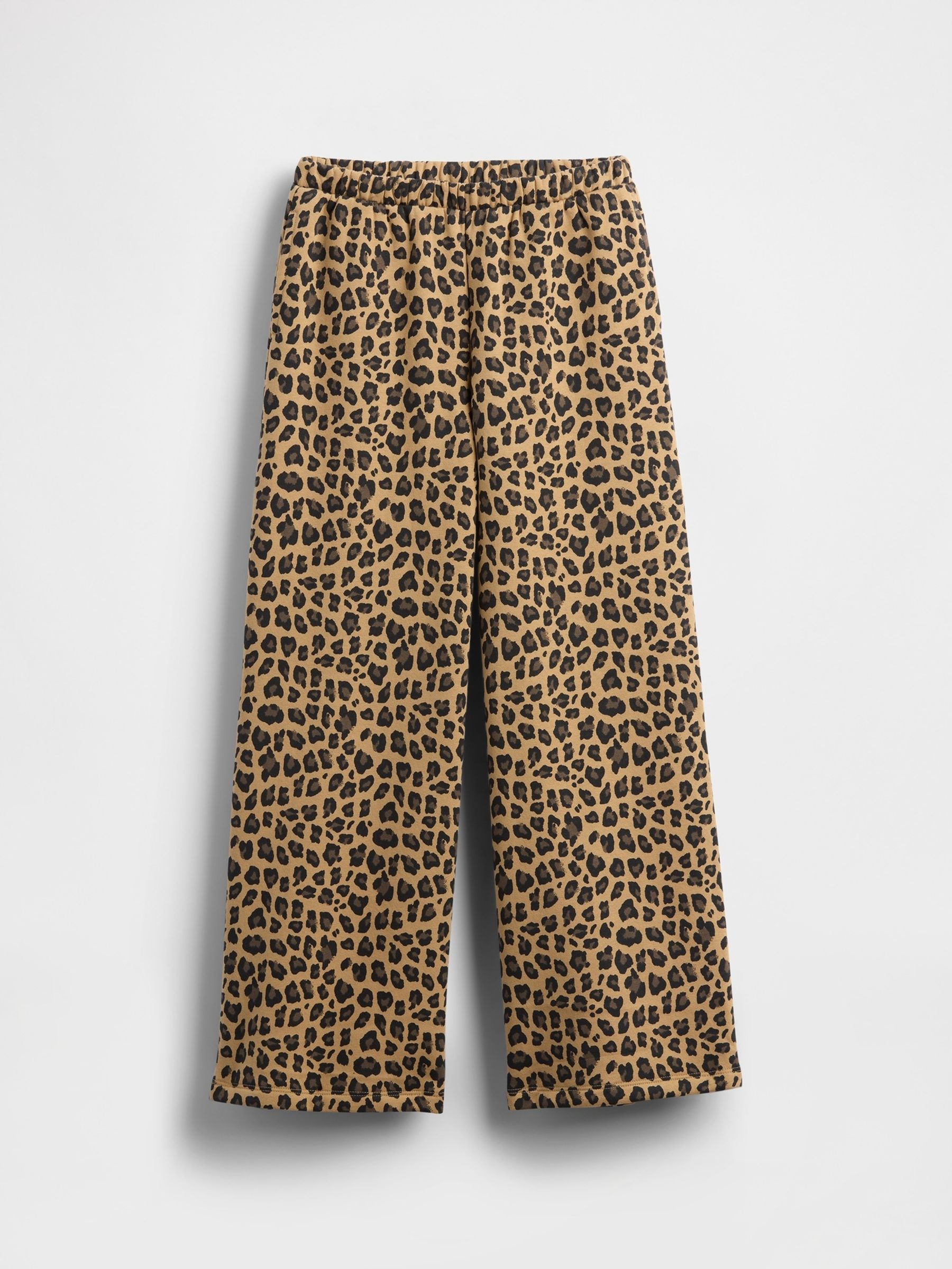 Brown Leopard Print VintageSoft Baggy Joggers (4-13yrs) - Image 4 of 5