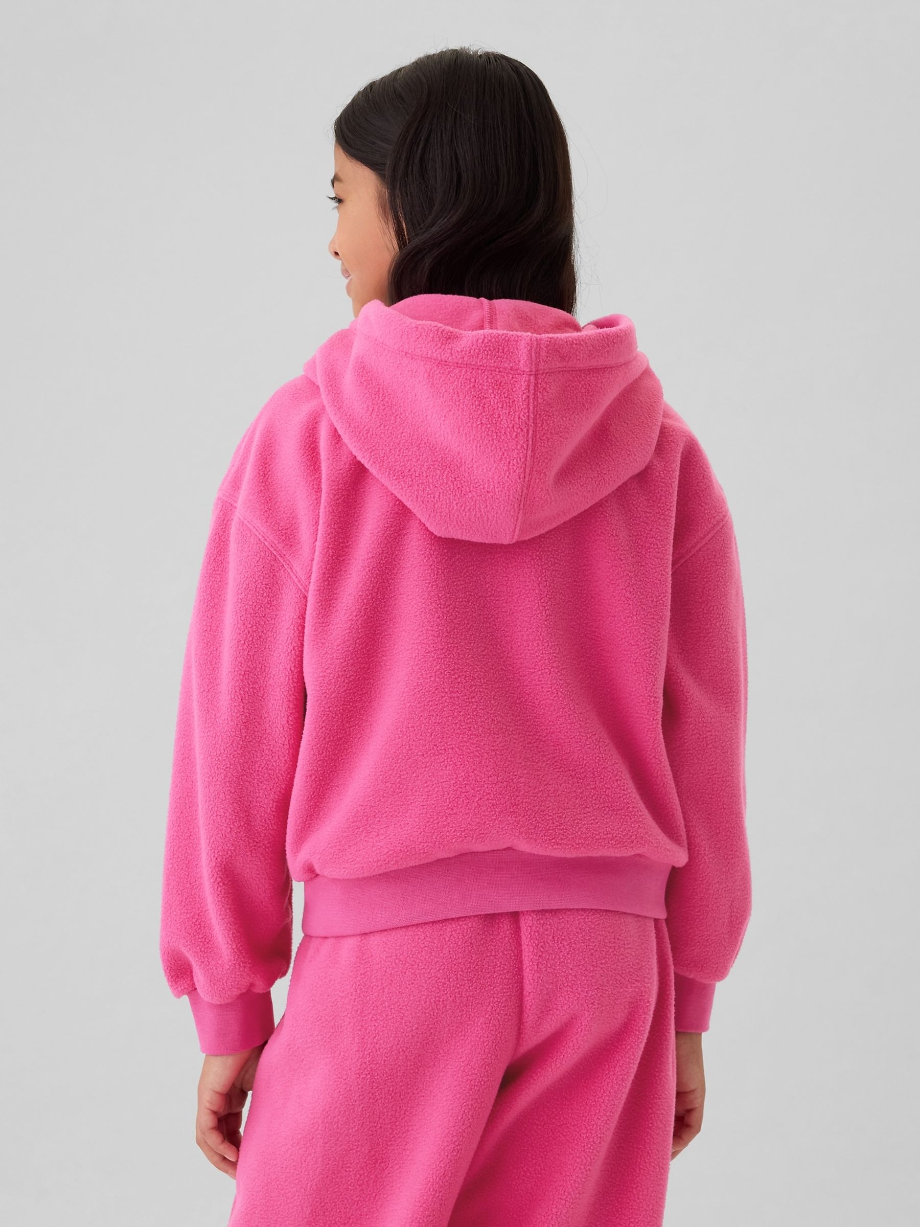 Pink Arch Logo Zip Hoodie (4-13yrs) - Image 2 of 4