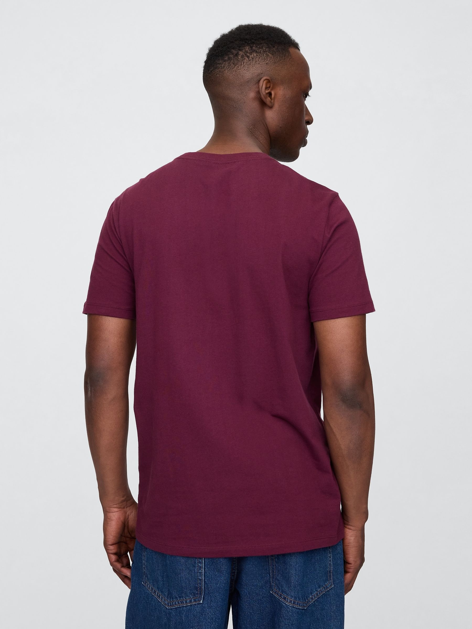 Red Everyday Soft Crew Neck T-Shirt - Image 2 of 5 Red Everyday Soft Crew Neck T-Shirt - Image 2 of 5