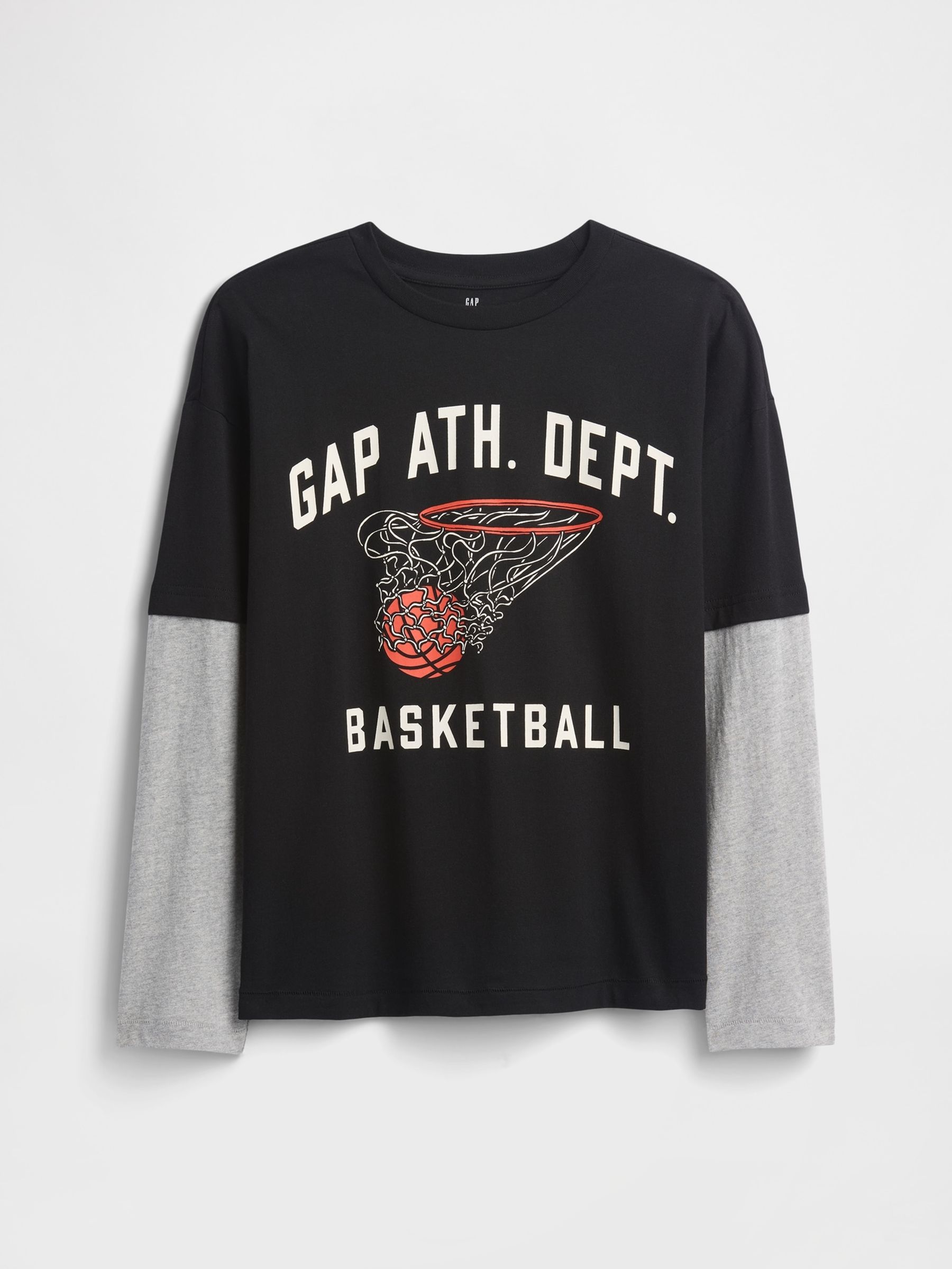Black Relaxed Graphic T-Shirt (4-13yrs) - Image 1 of 2