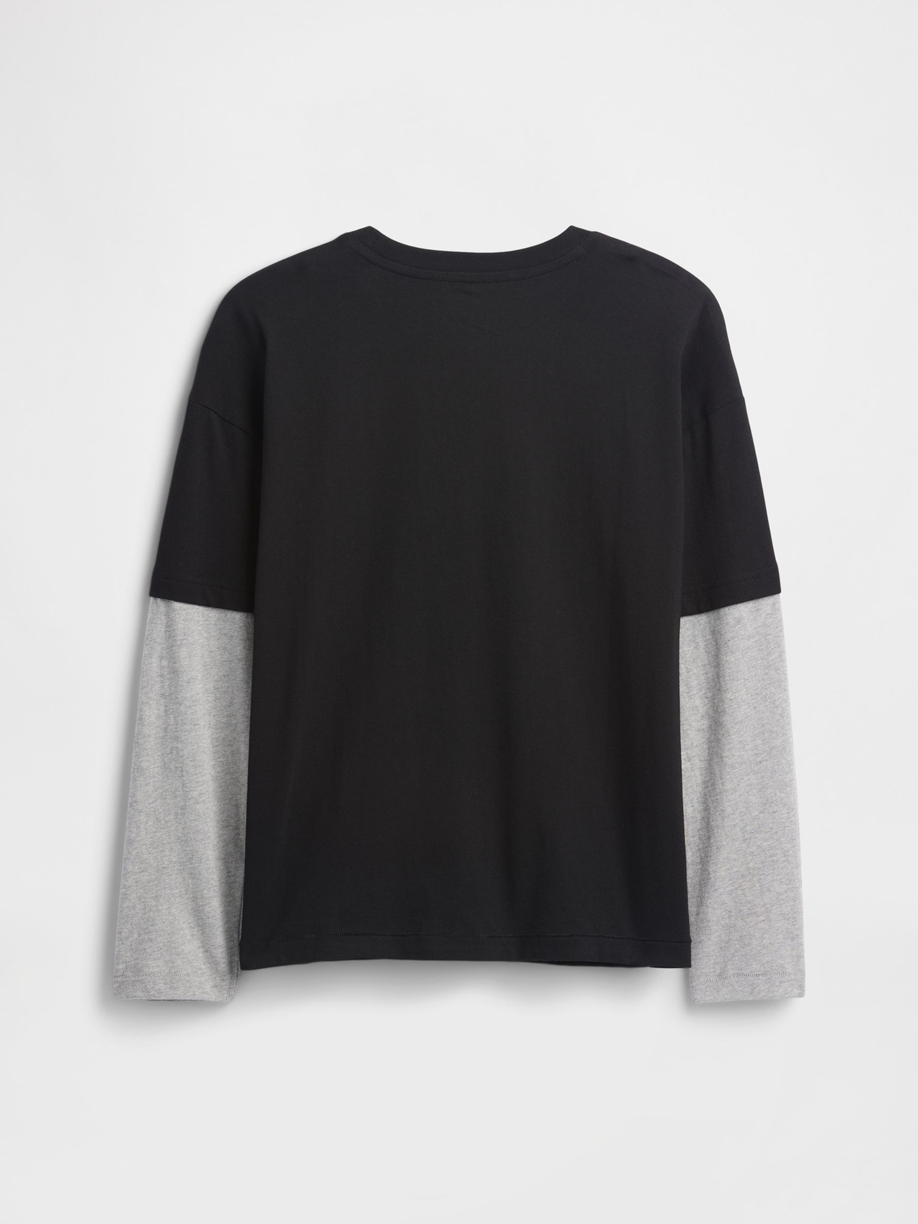 Black Relaxed Graphic T-Shirt (4-13yrs) - Image 2 of 2