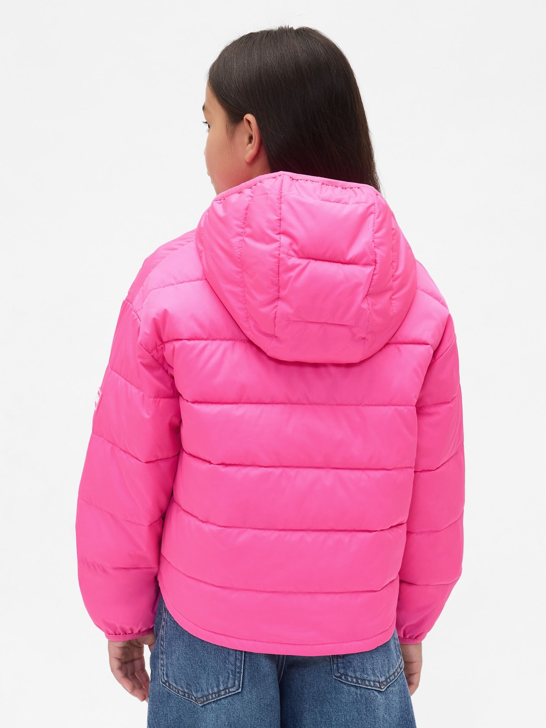 Bright Pink Cold Control Puffer Jacket (4-13yrs) - Image 2 of 5