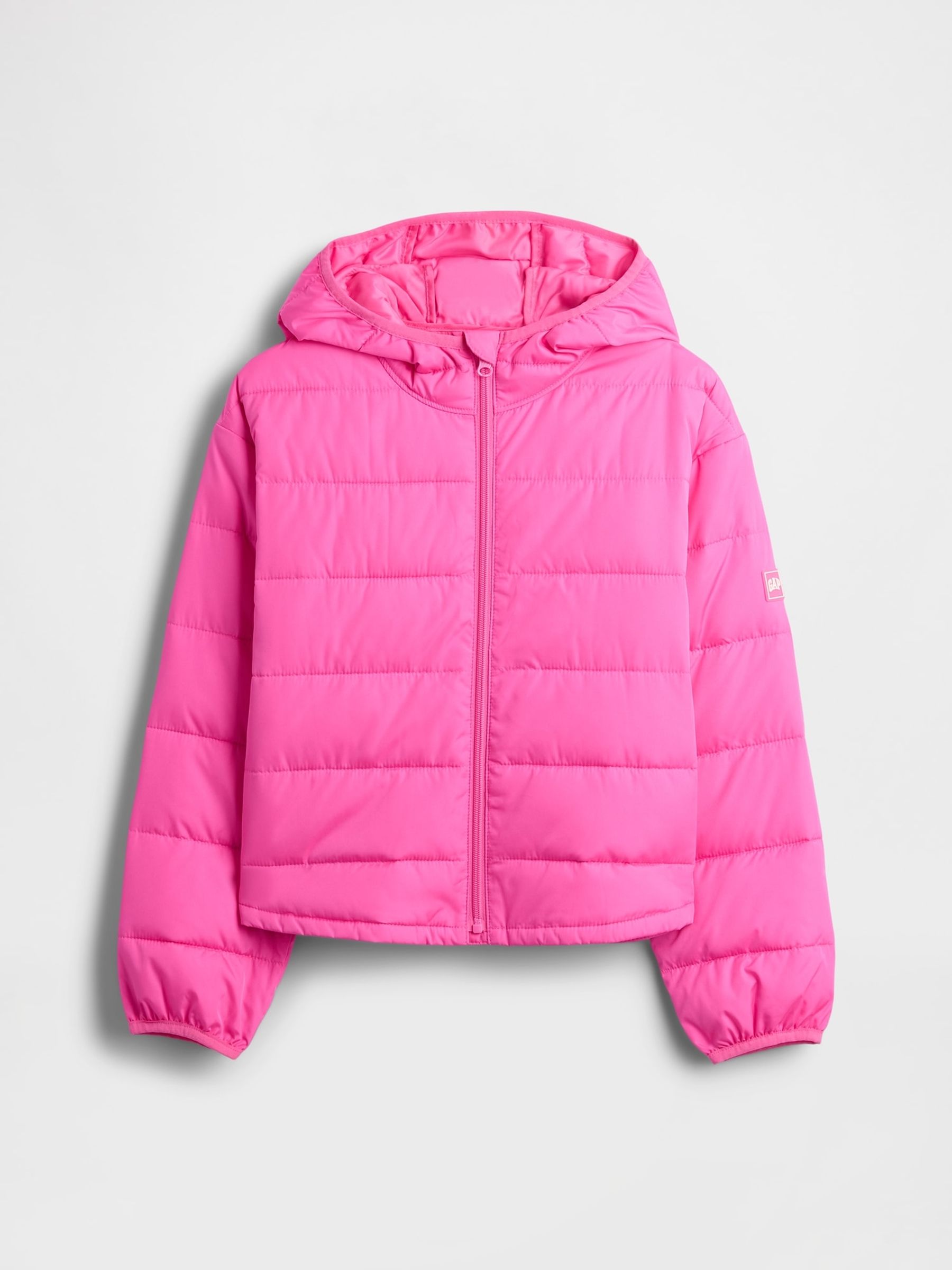 Bright Pink Cold Control Puffer Jacket (4-13yrs) - Image 4 of 5