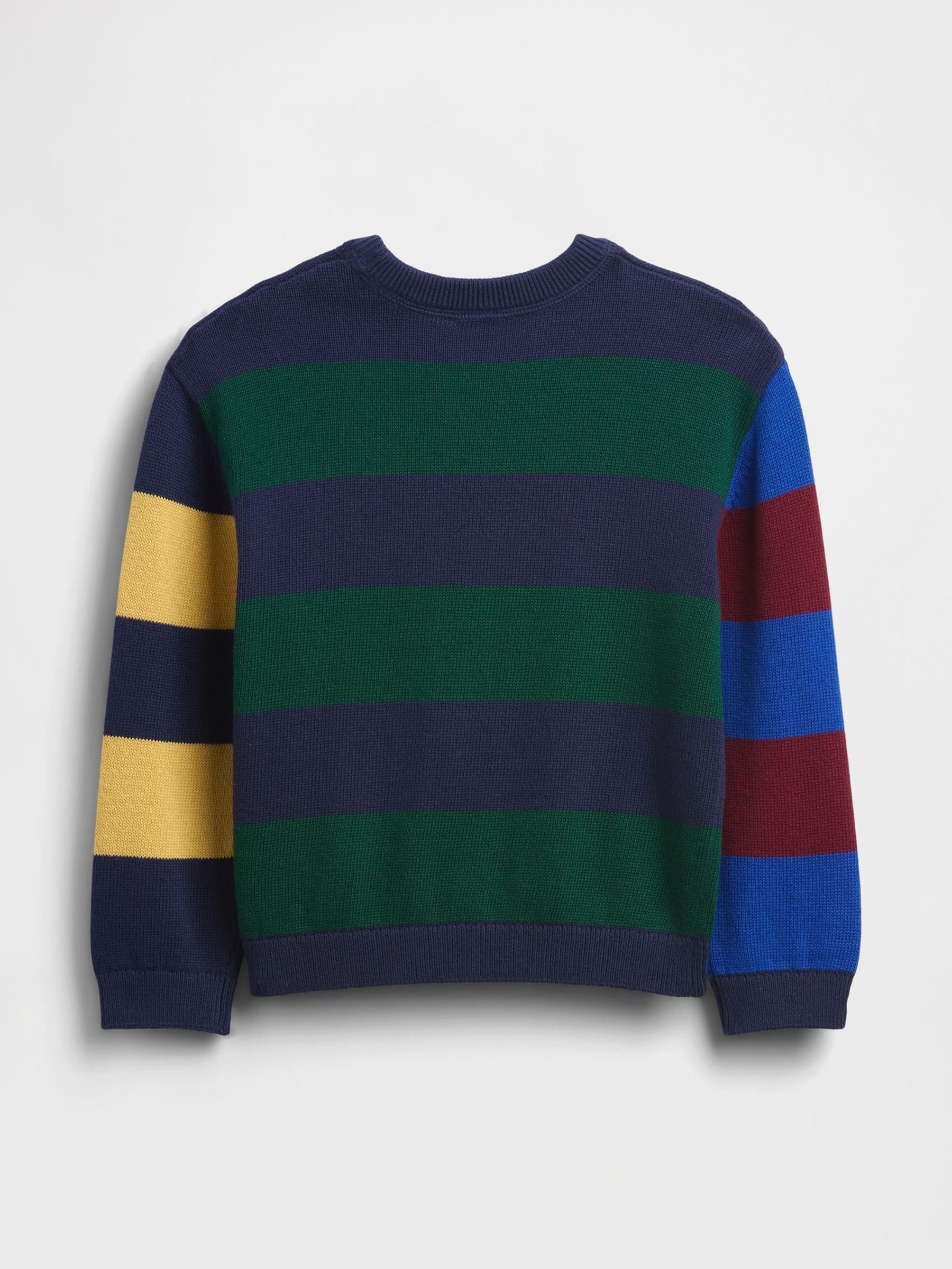 Navy Brannan Bear Crew Neck Jumper (6mths-5yrs) - Image 2 of 2