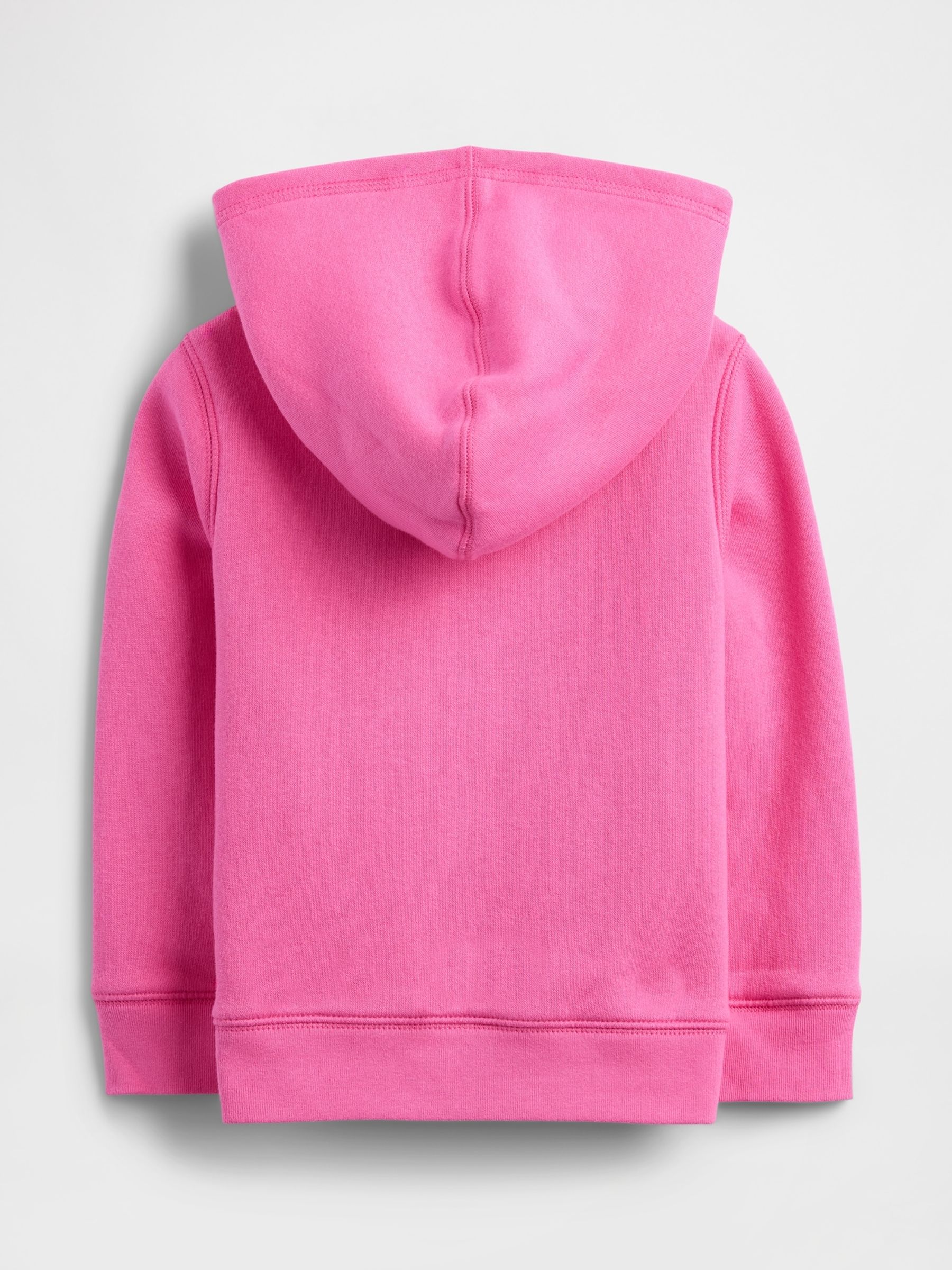 Pink Logo Zip Up Sherpa-Lined Hoodie | Gap