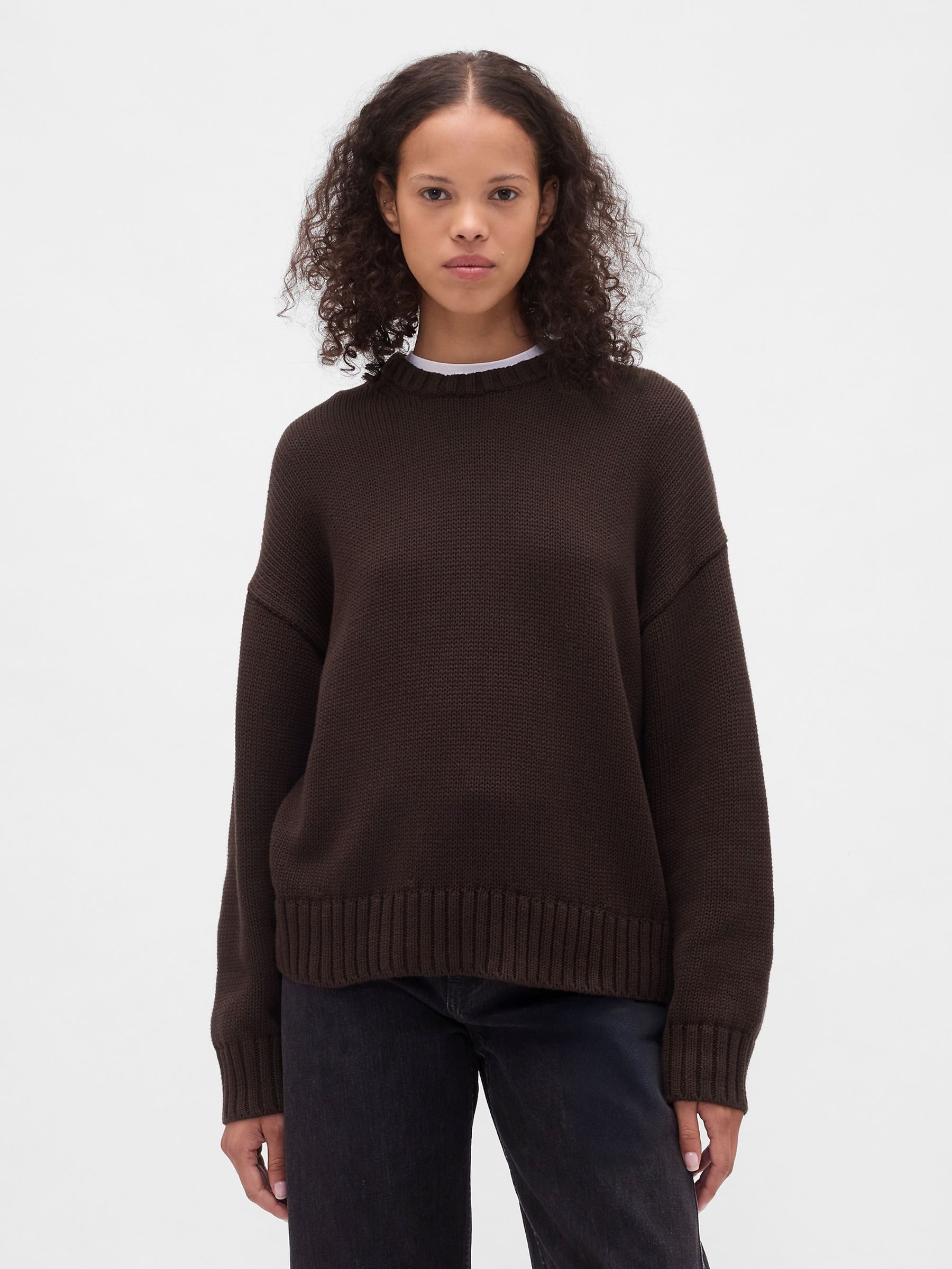 Brown Relaxed Sweatshirt - Image 1 of 4
