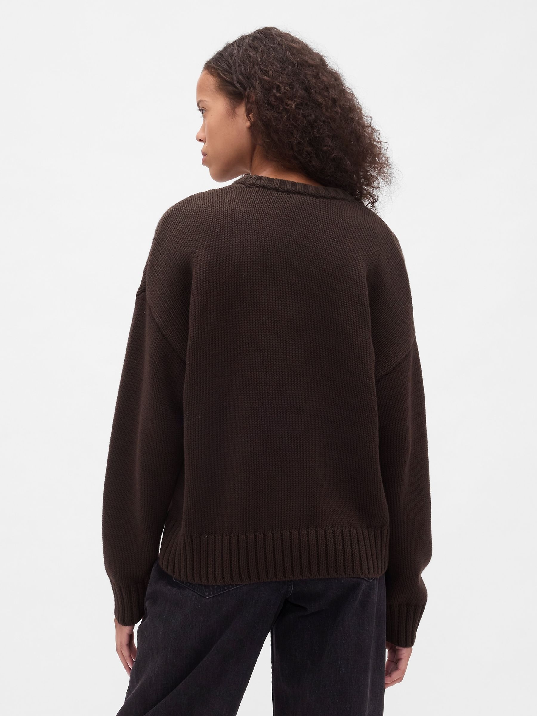 Brown Relaxed Sweatshirt - Image 2 of 4