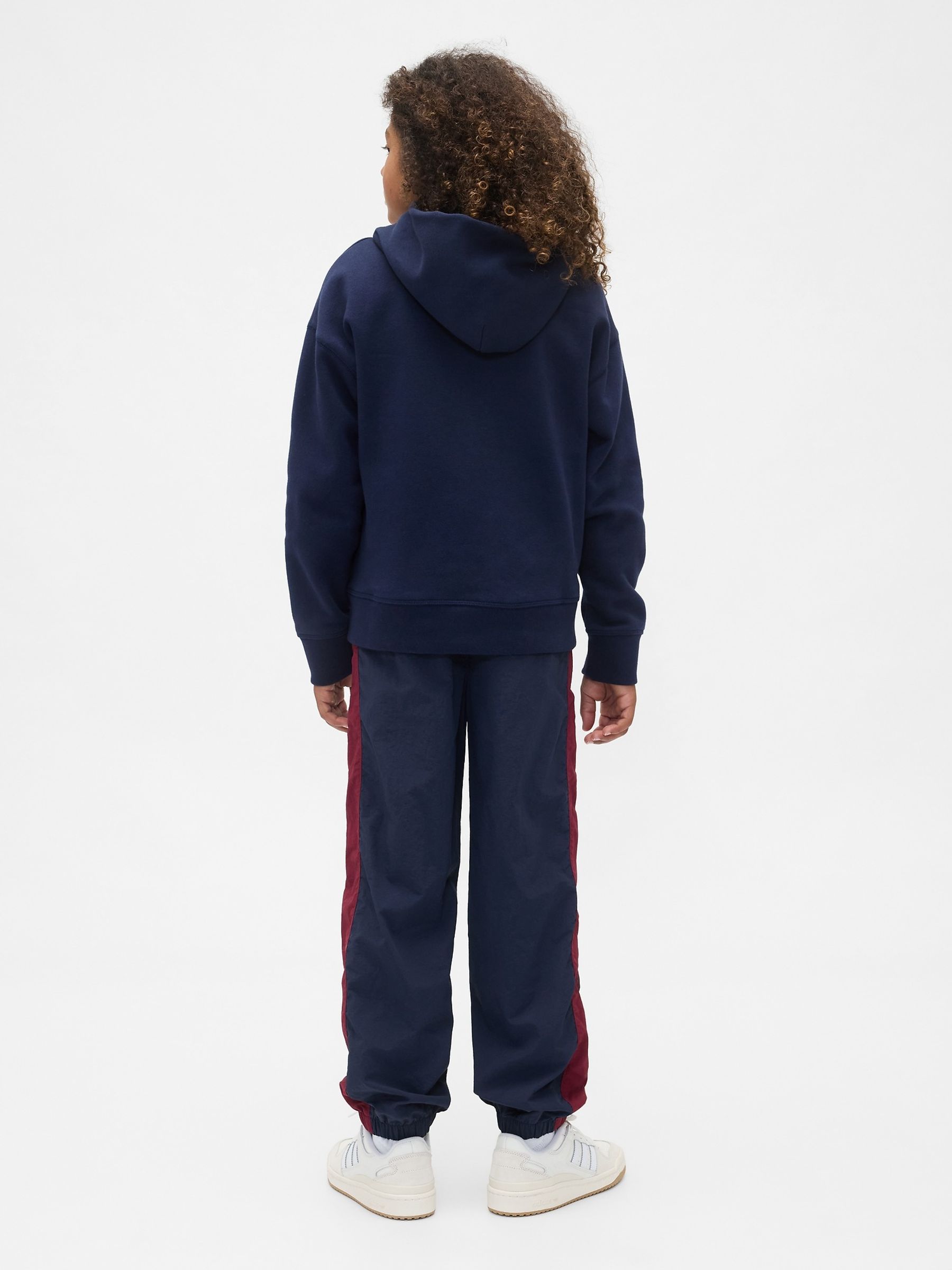 Blue Polyamide Relaxed Logo Joggers (4-13yrs) - Image 2 of 5