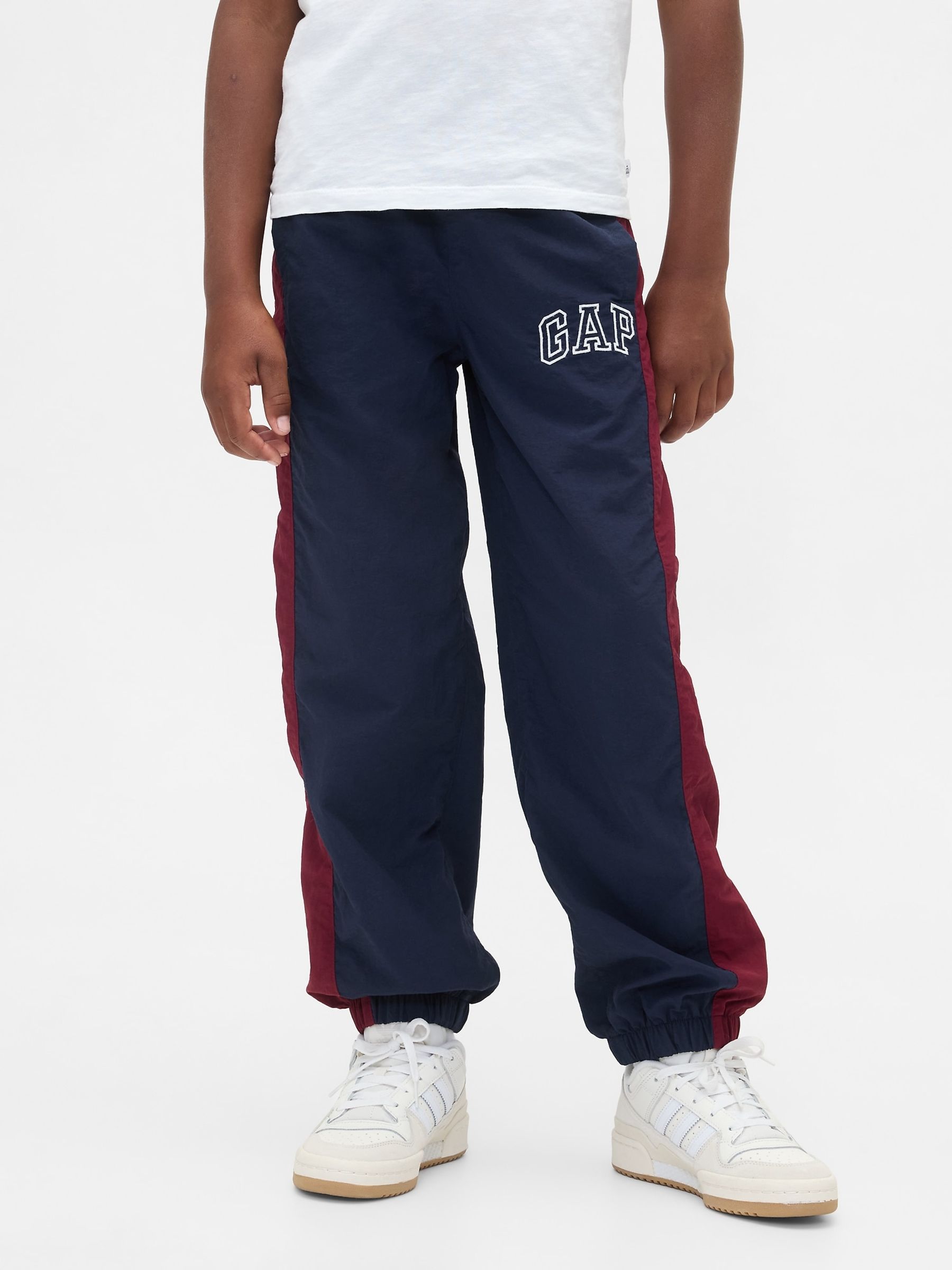 Blue Polyamide Relaxed Logo Joggers (4-13yrs) - Image 3 of 5