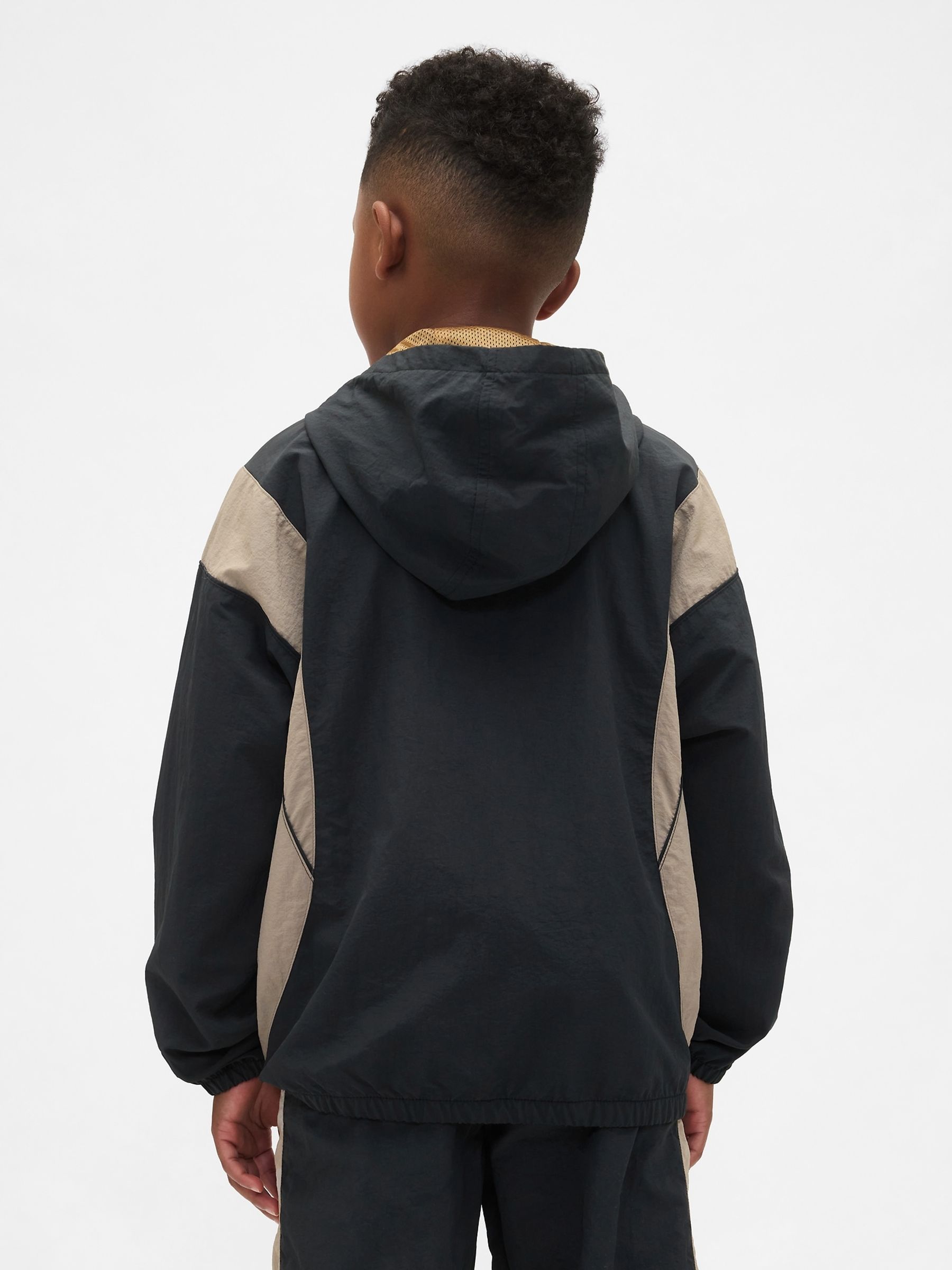 Black Polyamide Anorak Jacket (4-13yrs) - Image 2 of 5
