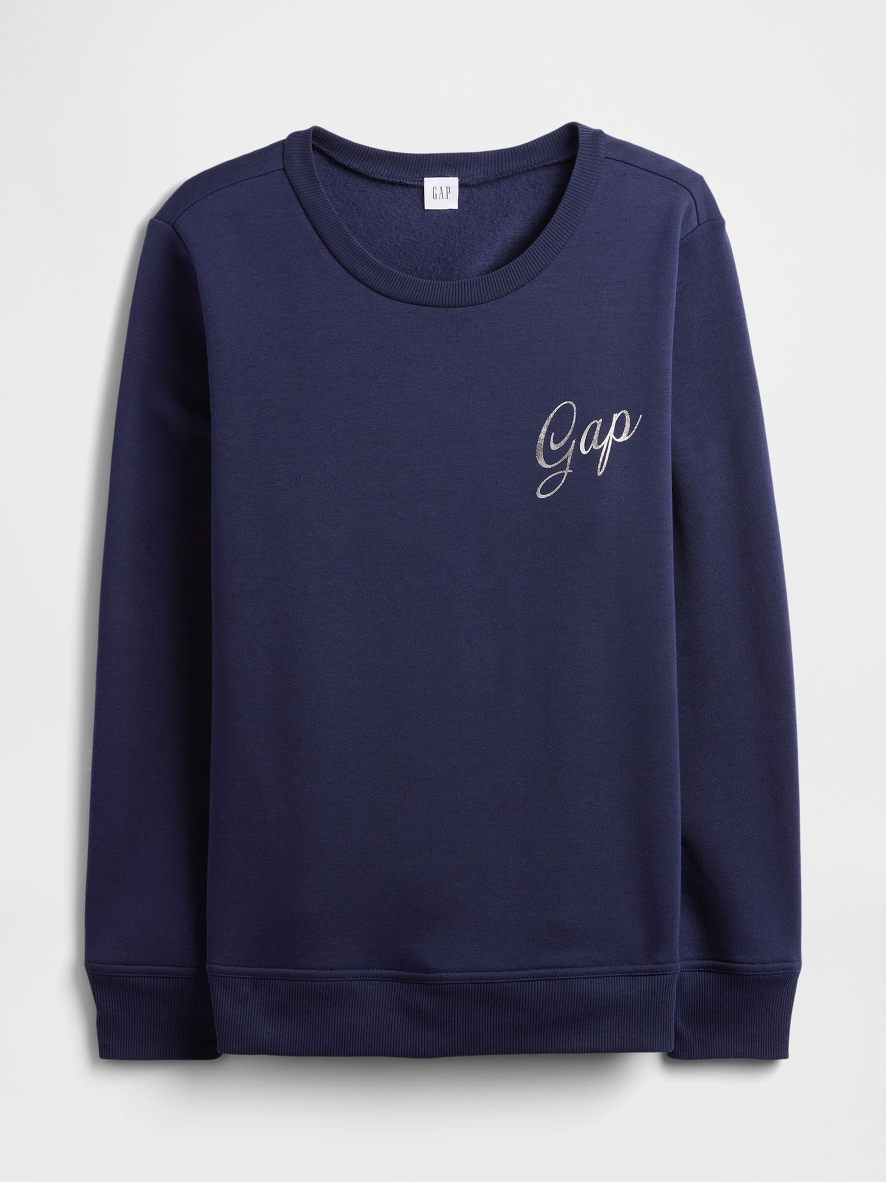 Navy Blue Logo Crewneck Sweatshirt - Image 5 of 5