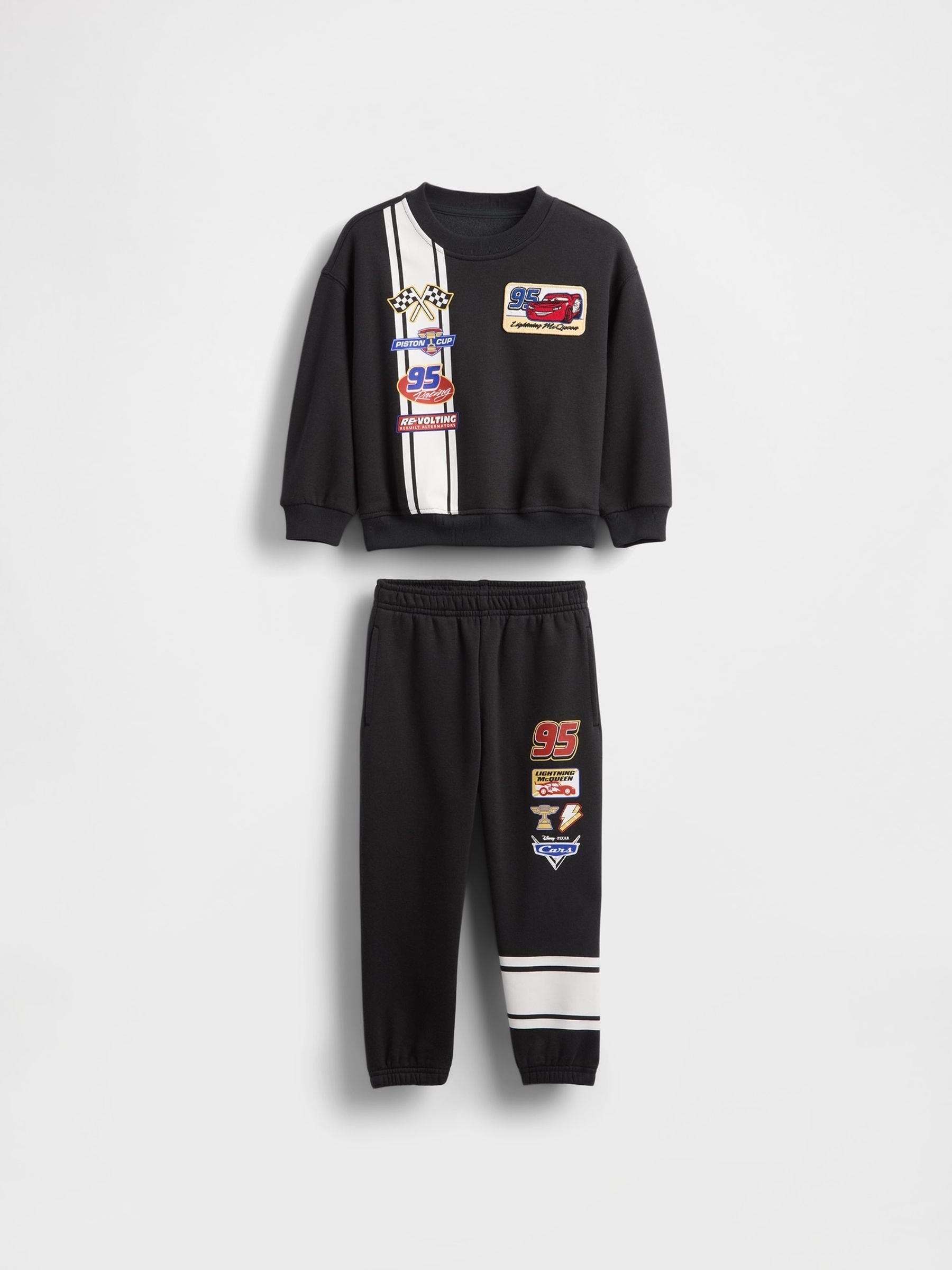 Black Disney VintageSoft Cars Sweatshirt & Joggers Set (6mths-5yrs) - Image 2 of 3