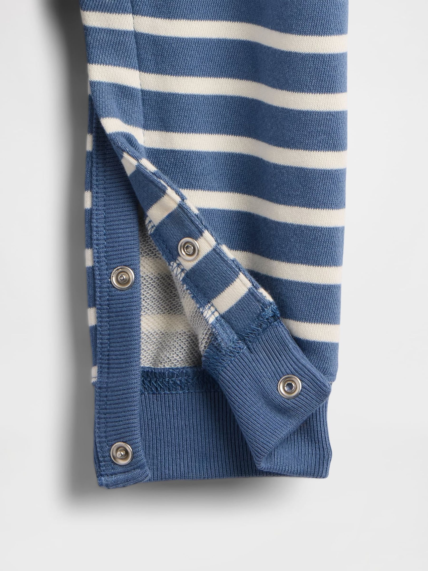 Blue VintageSoft Varsity Bear Logo Sleepsuits One-Piece (Newborn-24mths) - Image 4 of 4