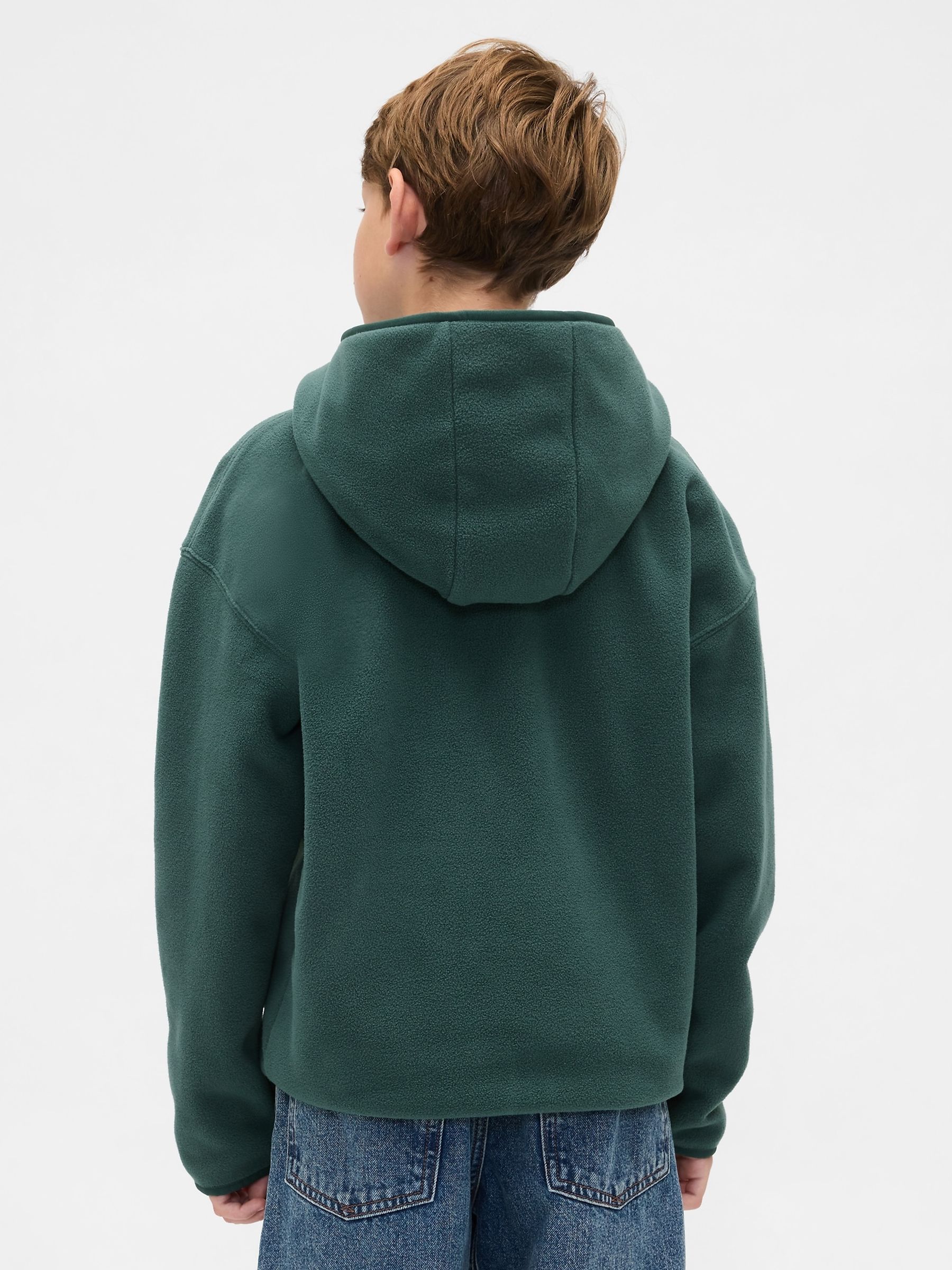 Green VintageSoft Logo Zip Hoodie (4-13yrs) - Image 2 of 5