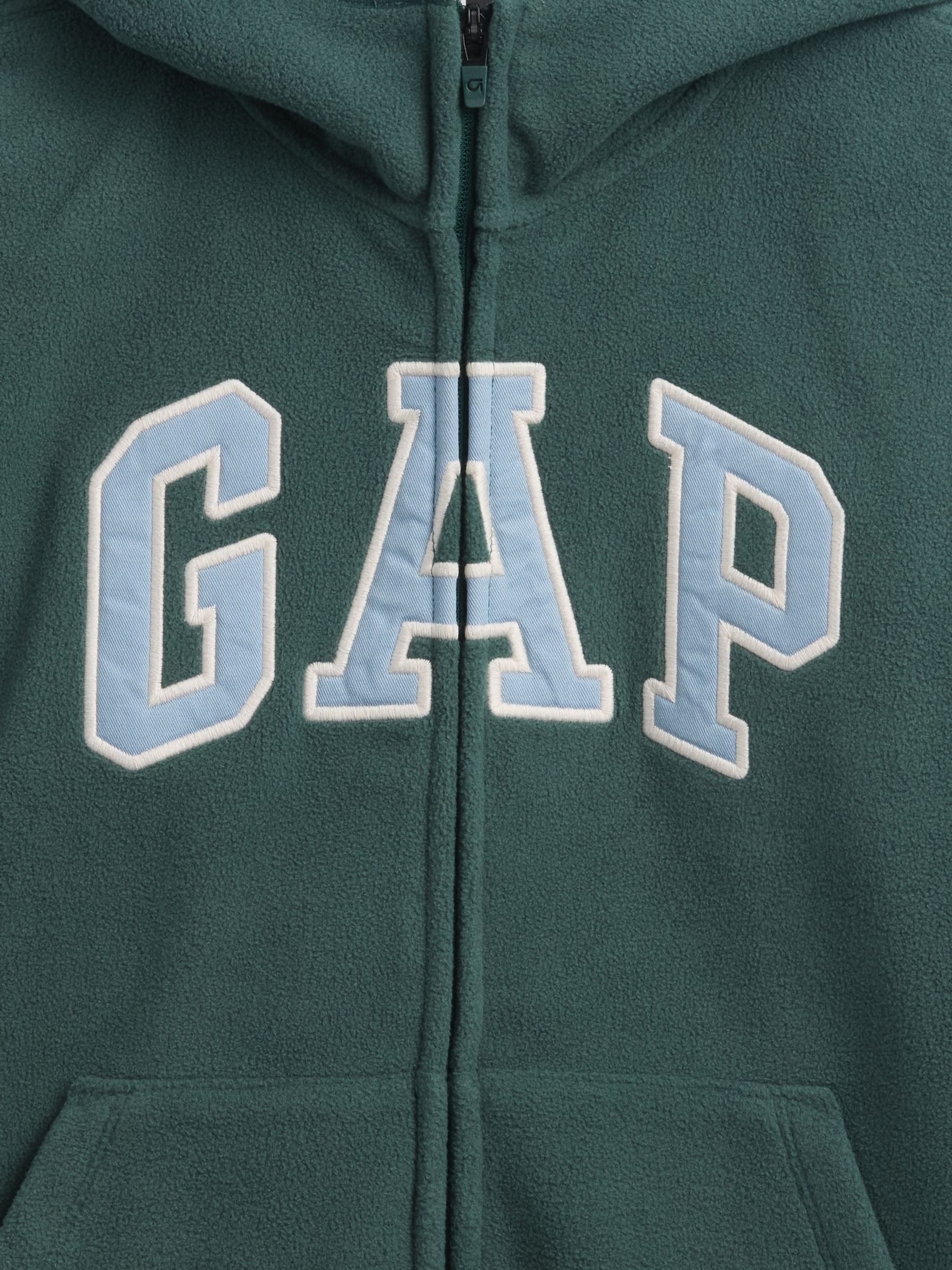 Green VintageSoft Logo Zip Hoodie (4-13yrs) - Image 5 of 5