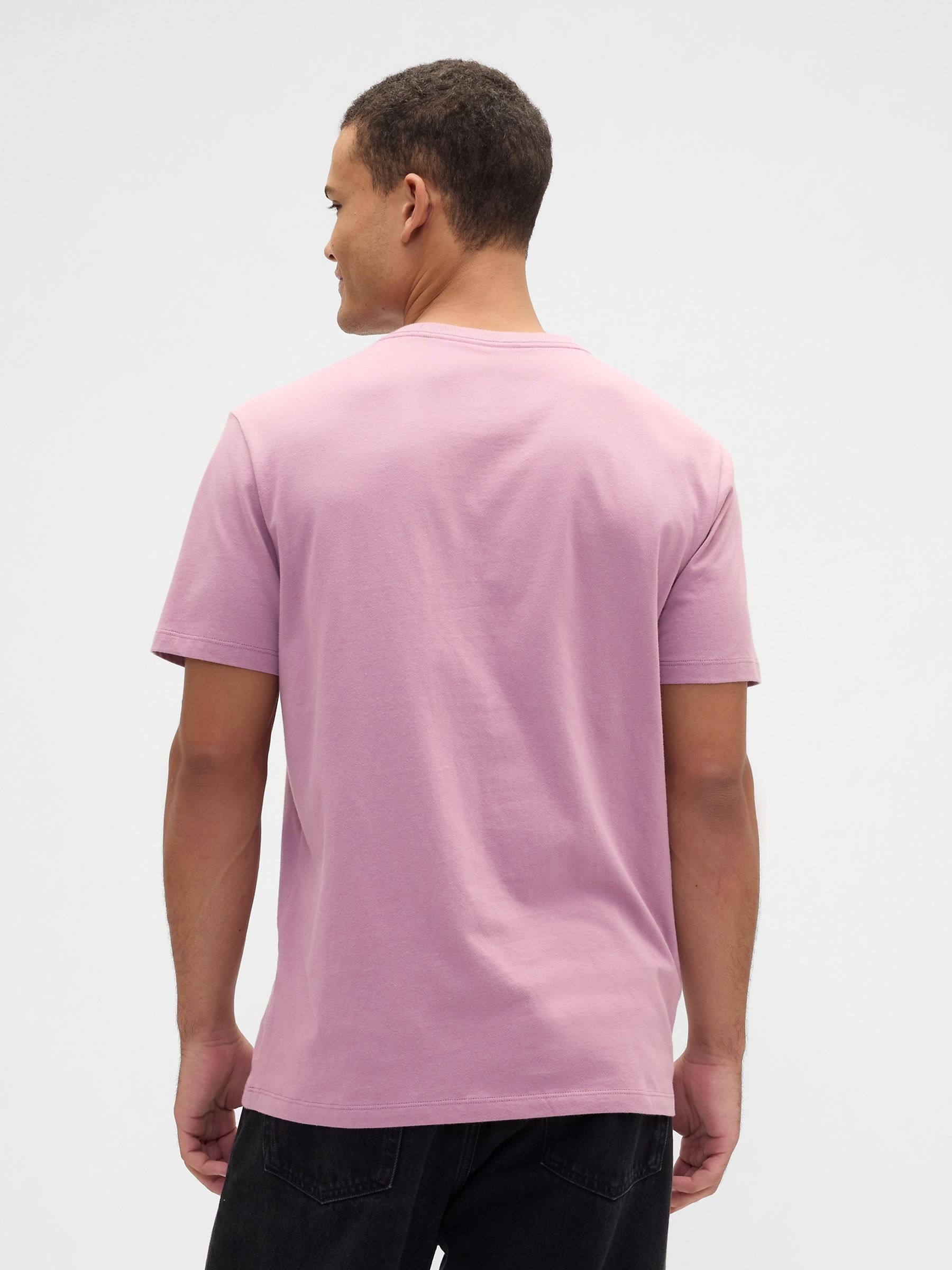 Pink Everyday Soft Crew Neck T-Shirt - Image 2 of 5