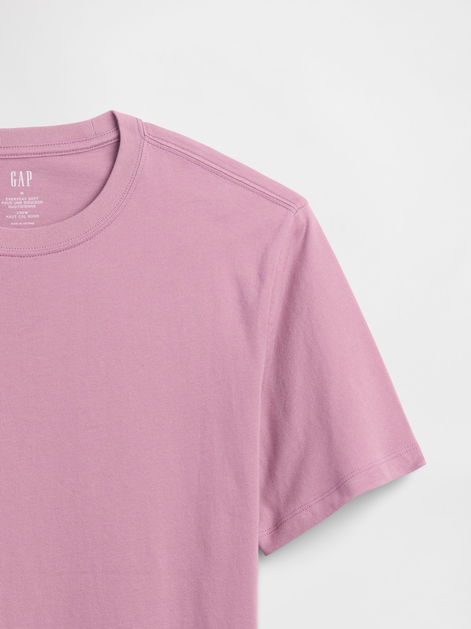Pink Everyday Soft Crew Neck T-Shirt - Image 5 of 5