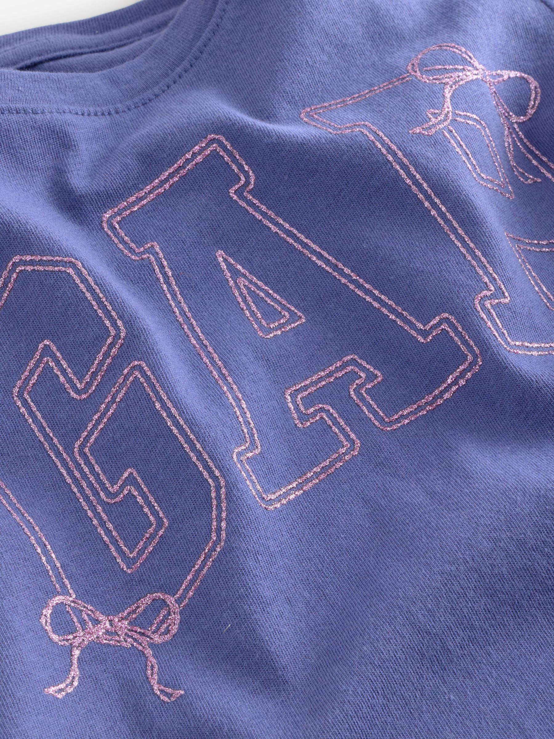 Blue Logo T-Shirt (4-13yrs) - Image 4 of 4