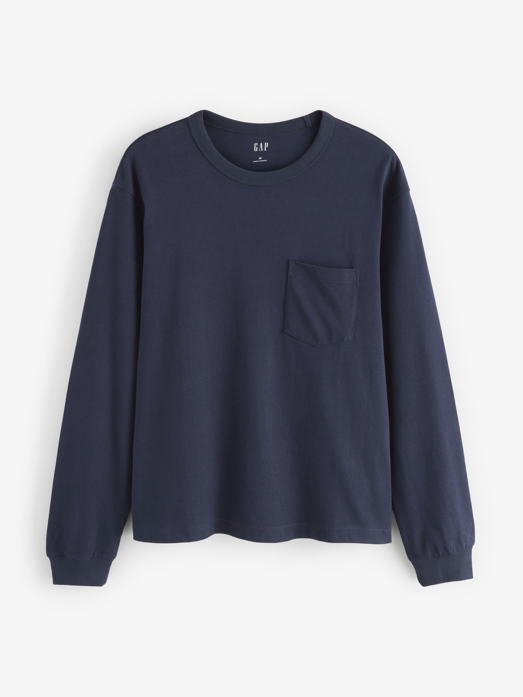 Navy Blue Heavyweight Relaxed T-Shirt - Image 1 of 5
