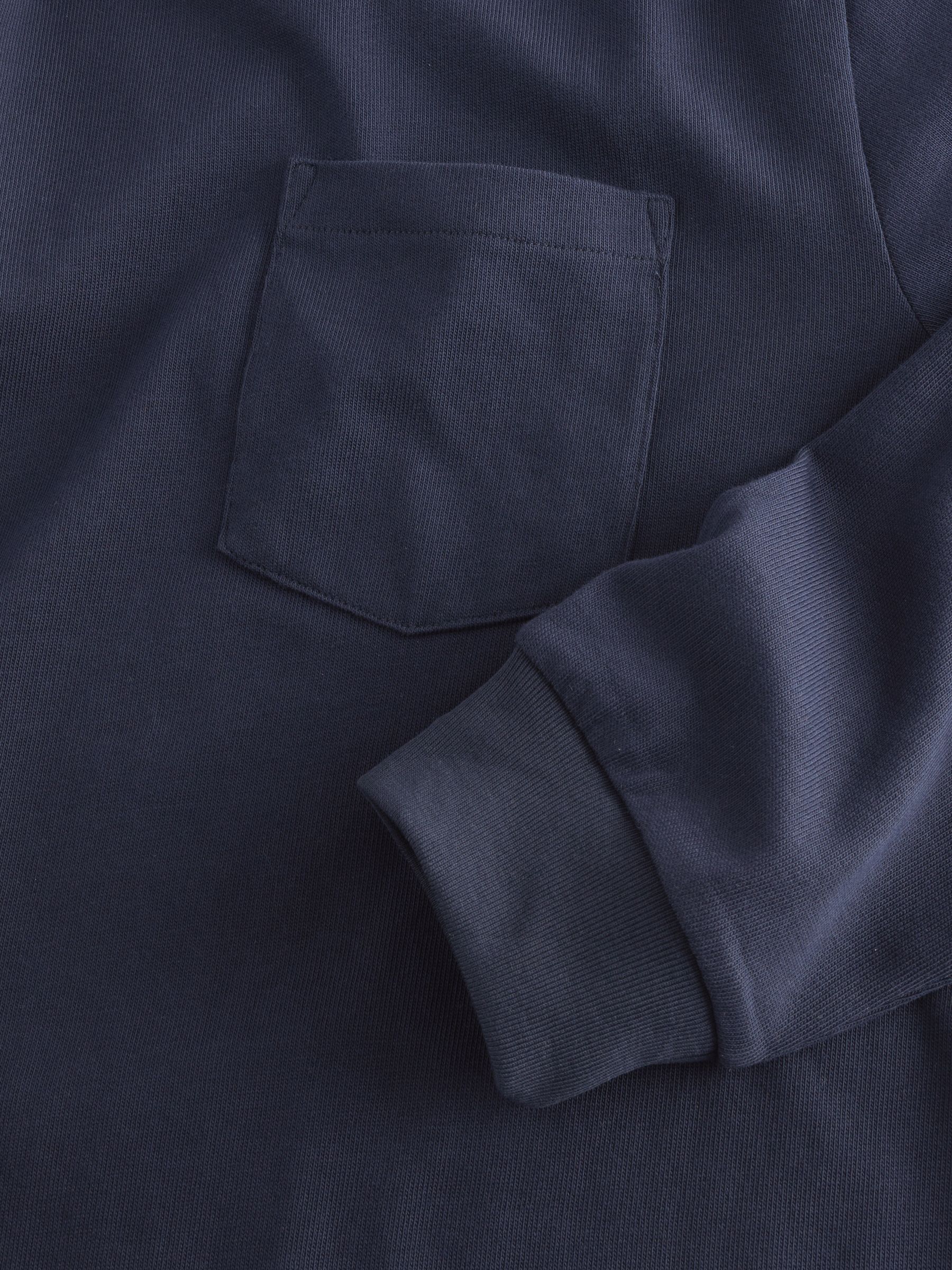 Navy Blue Heavyweight Relaxed T-Shirt - Image 4 of 5