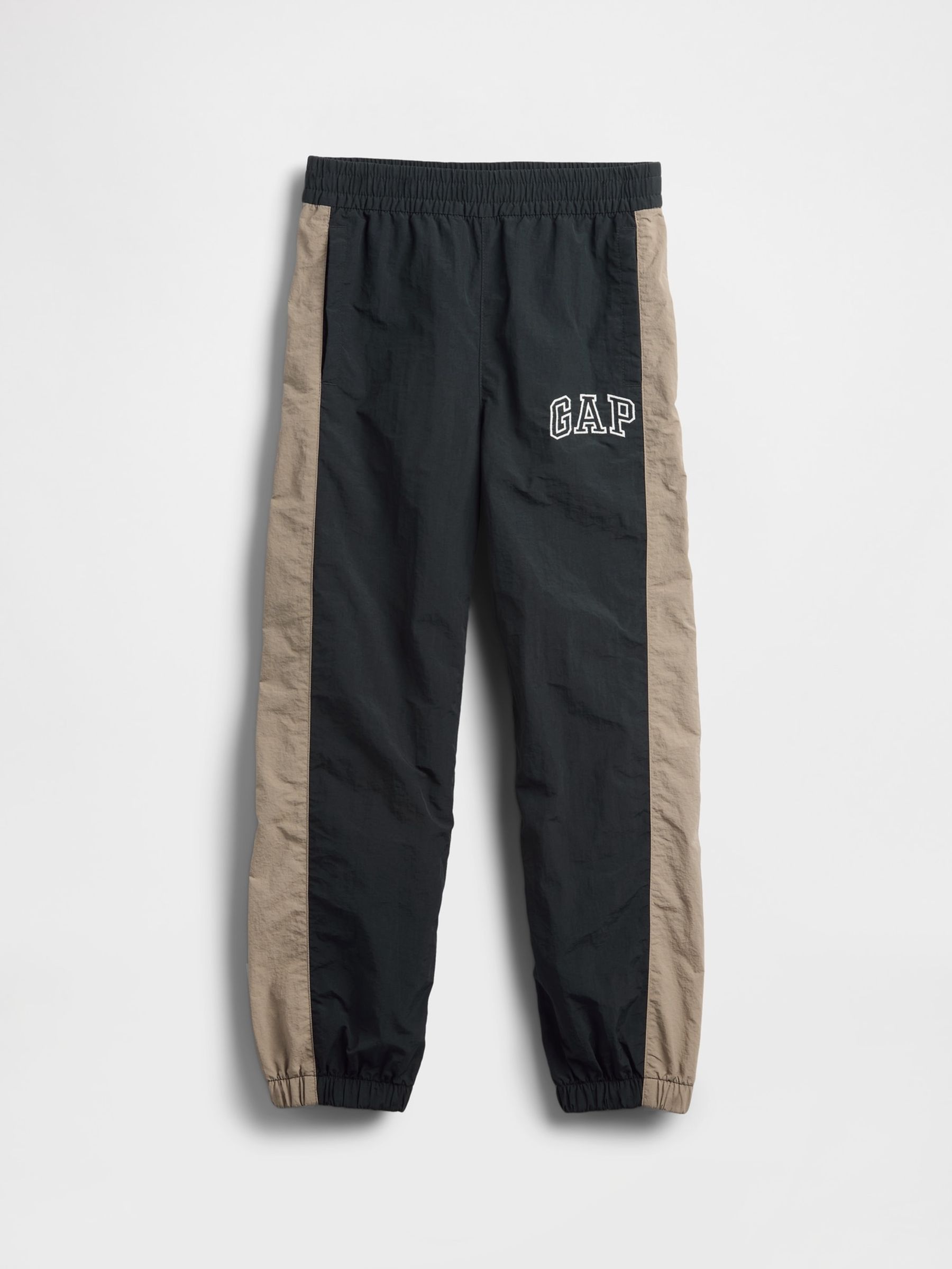 Black Polyamide Relaxed Logo Joggers (4-13yrs) - Image 4 of 5