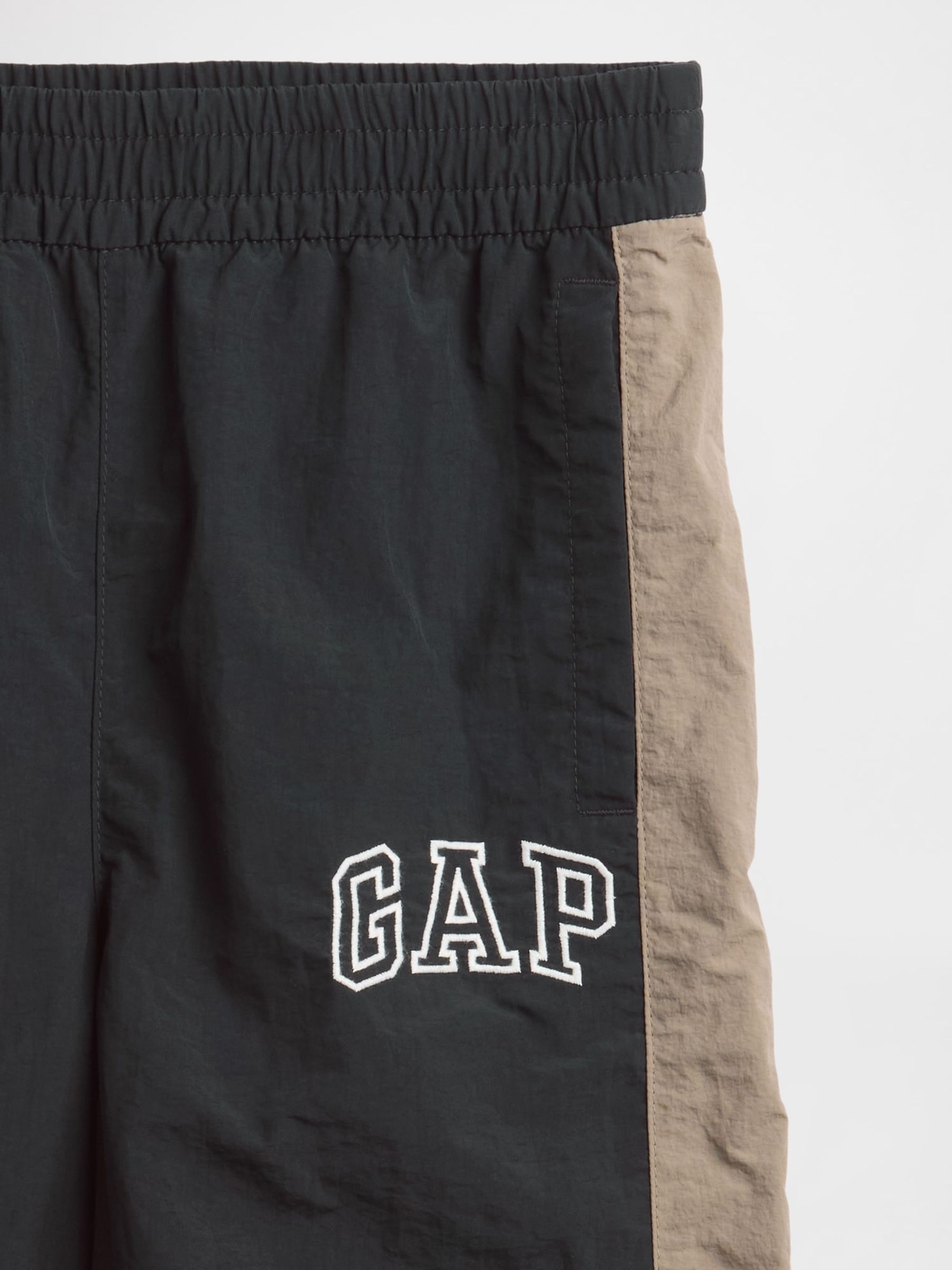 Black Polyamide Relaxed Logo Joggers (4-13yrs) - Image 5 of 5