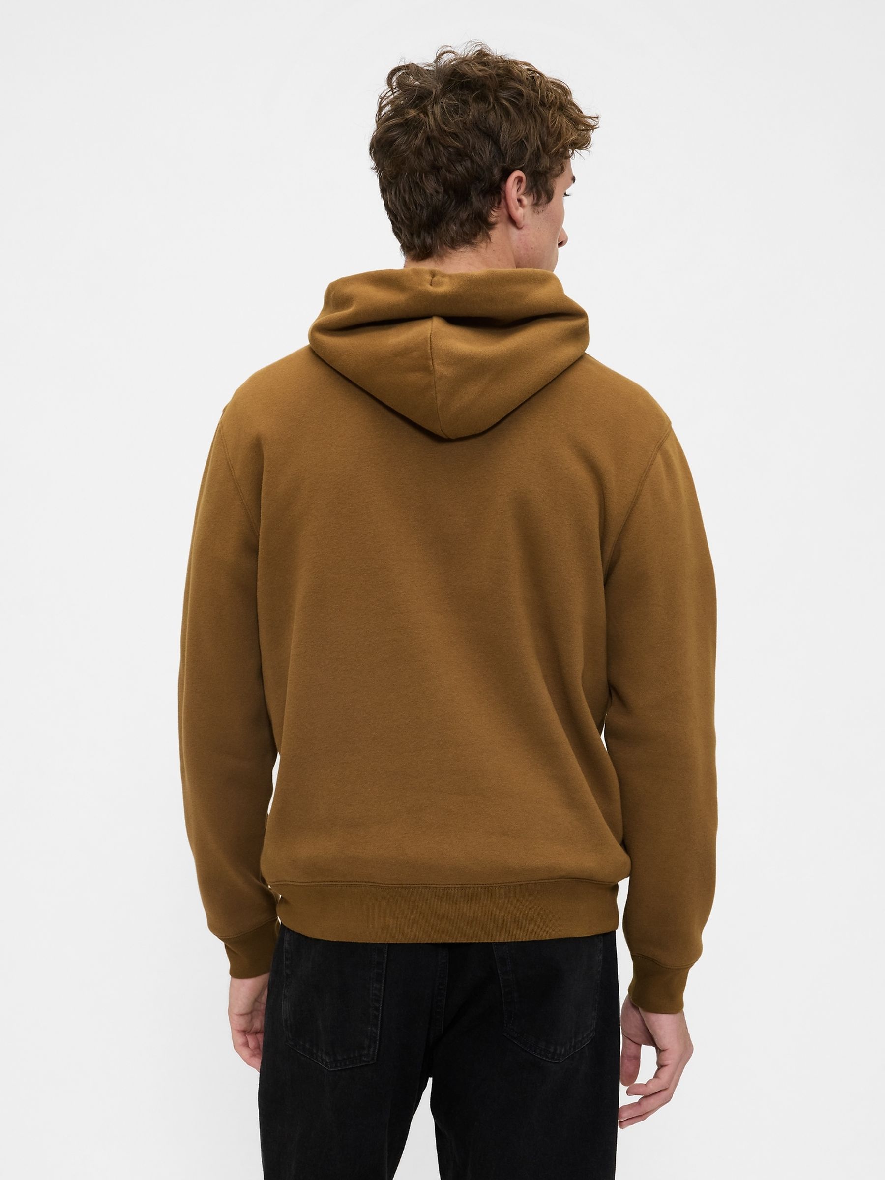 Brown/Gold Vintage Soft Arch Logo Hoodie - Image 2 of 4