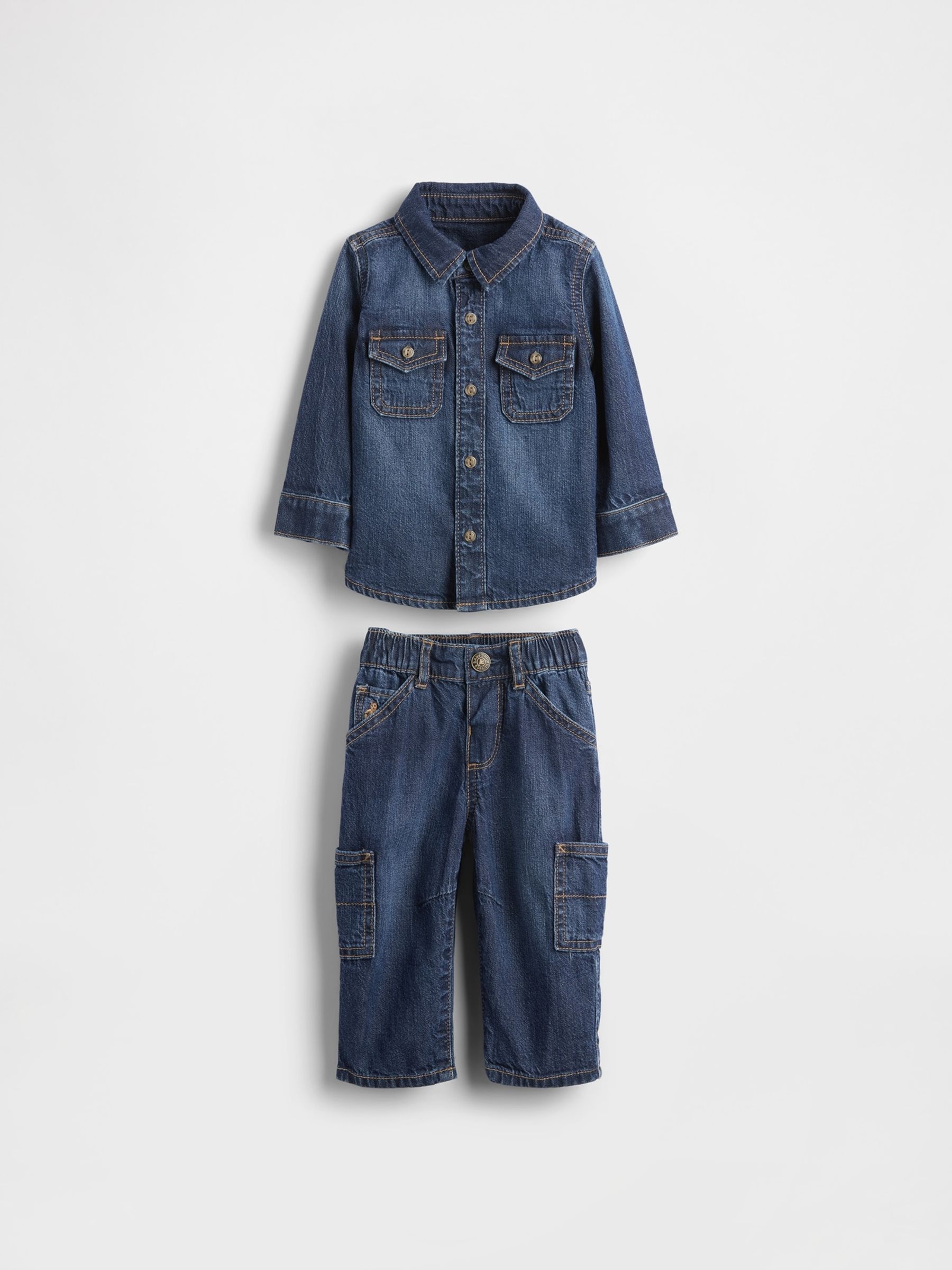 Blue Denim Outfit Set - Image 1 of 2