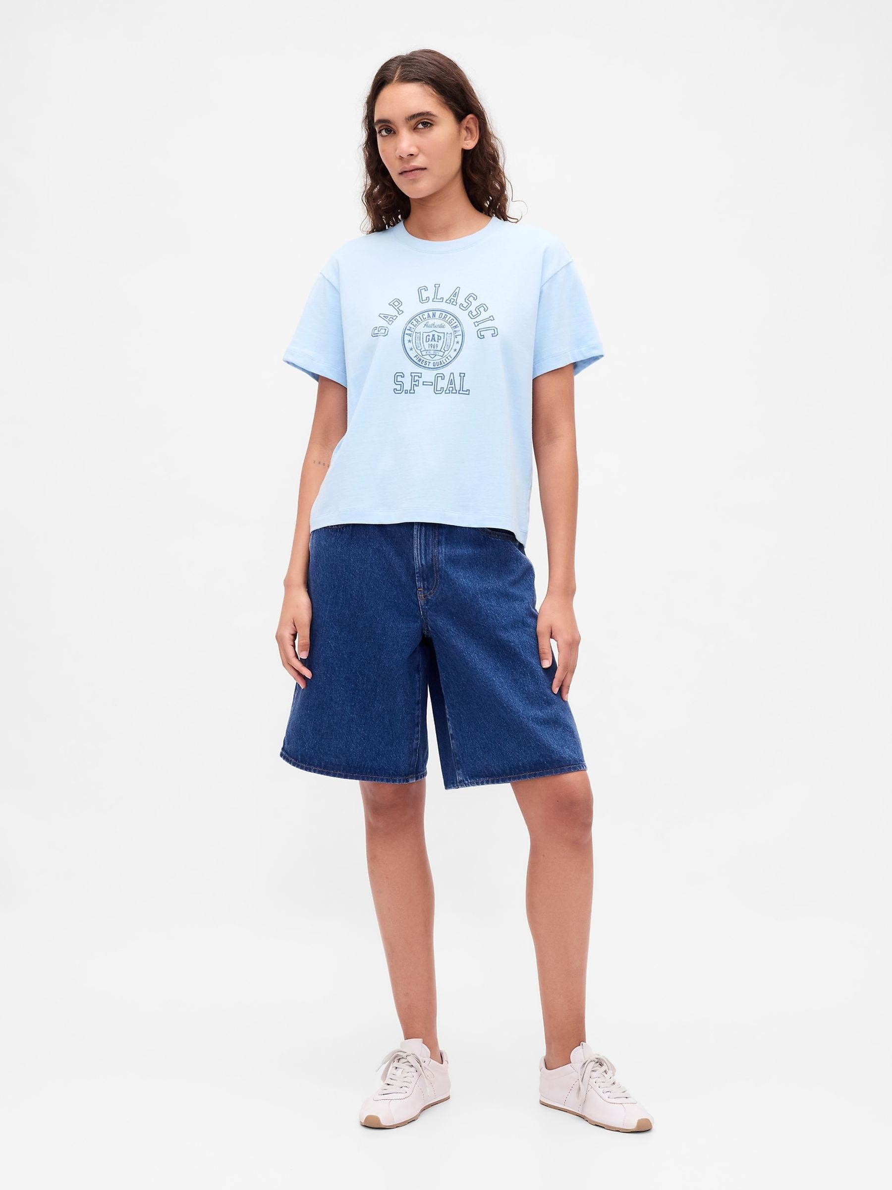 Blue Relaxed Logo T-Shirt - Image 3 of 4