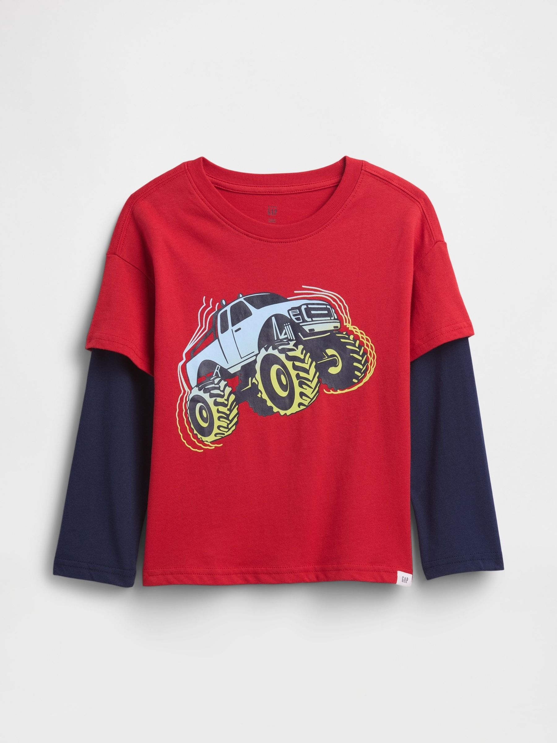 Red Graphic Crew Neck Short Sleeve T-Shirt (6mths-5yrs) - Image 1 of 3 Red Graphic Crew Neck Short Sleeve T-Shirt (6mths-5yrs) - Image 1 of 3