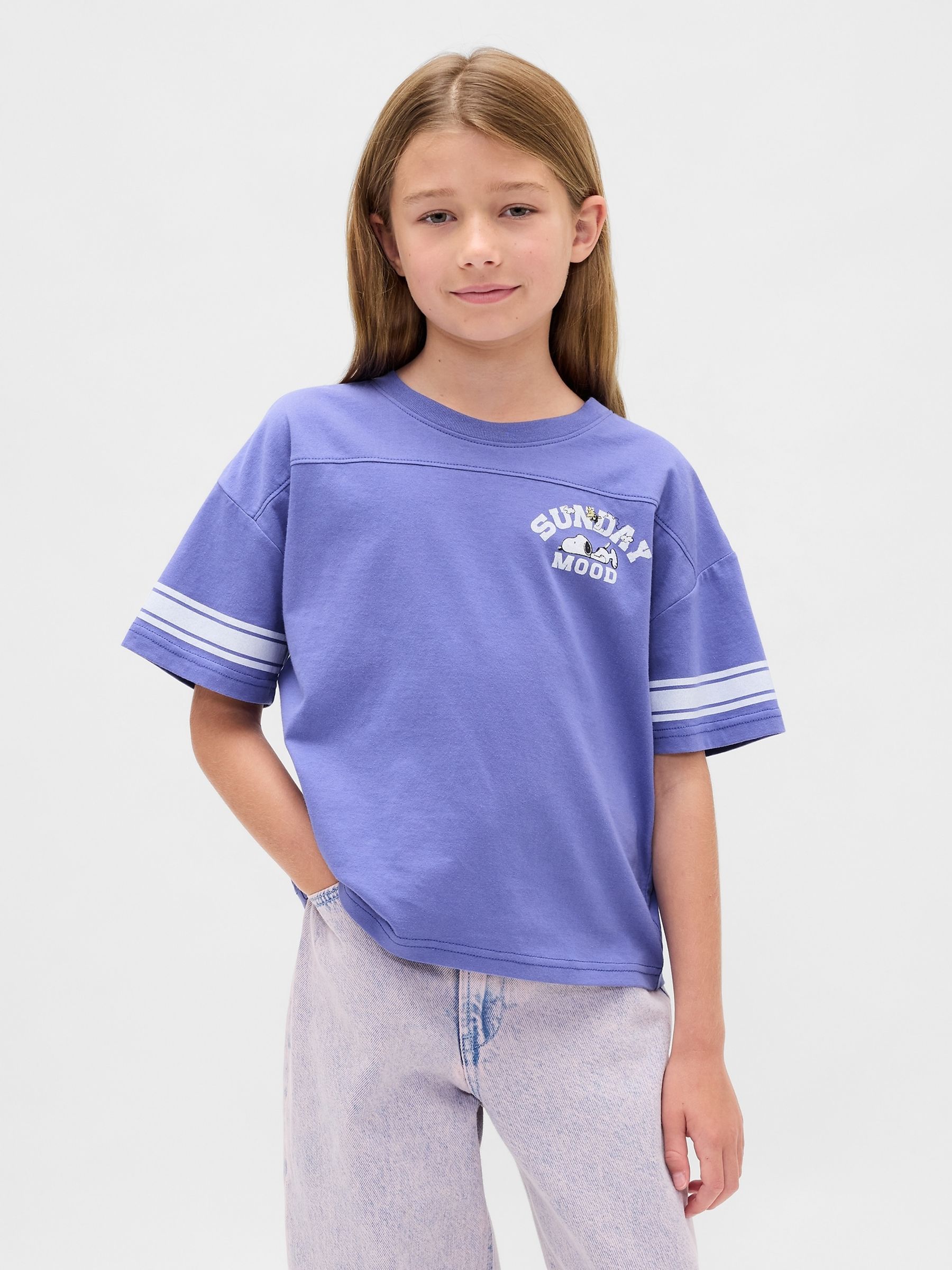 Purple Oversized Graphic T-Shirt - Image 1 of 4 Purple Oversized Graphic T-Shirt - Image 1 of 4