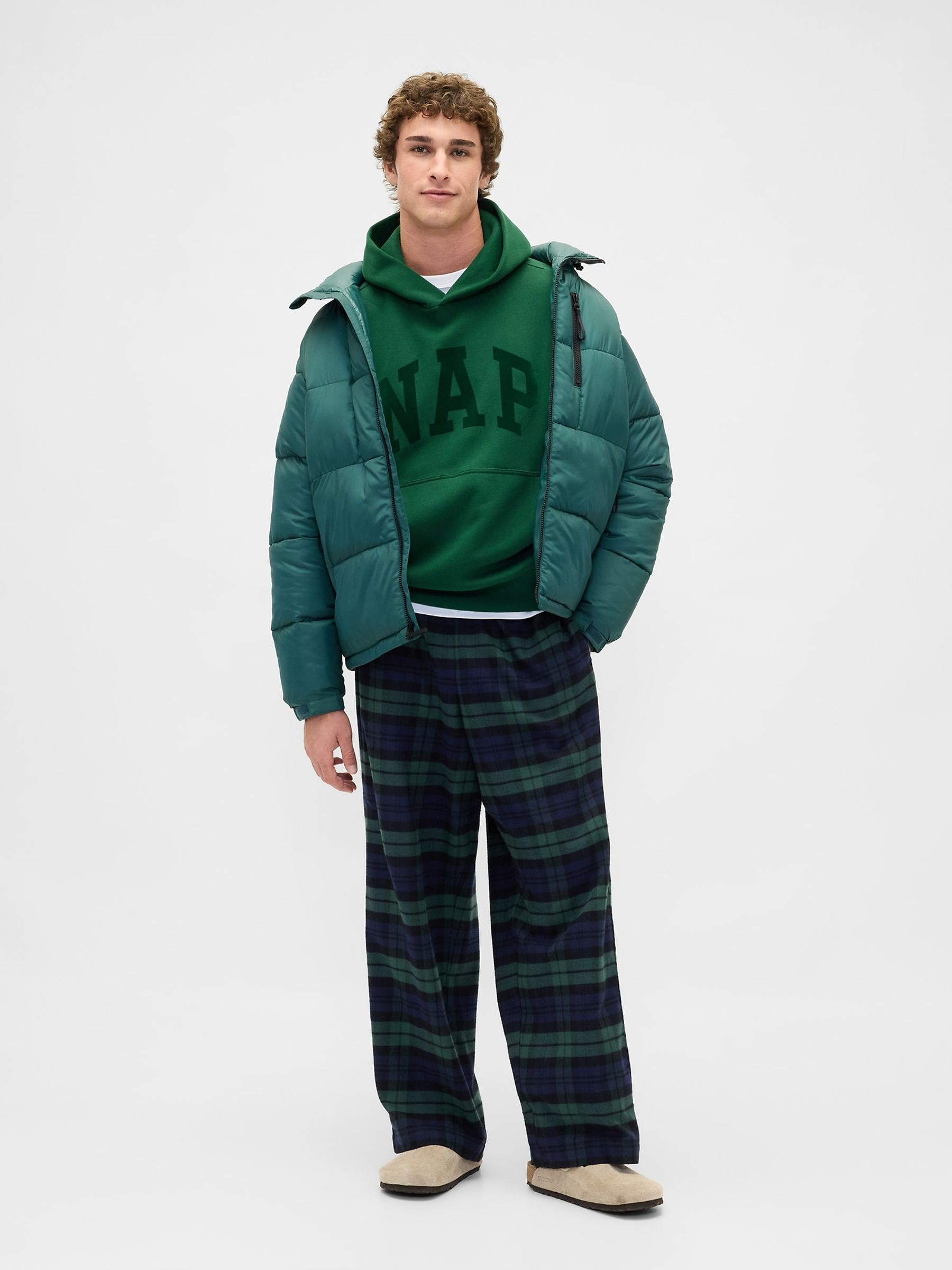 Green VintageSoft NAP Logo Hoodie - Image 3 of 3