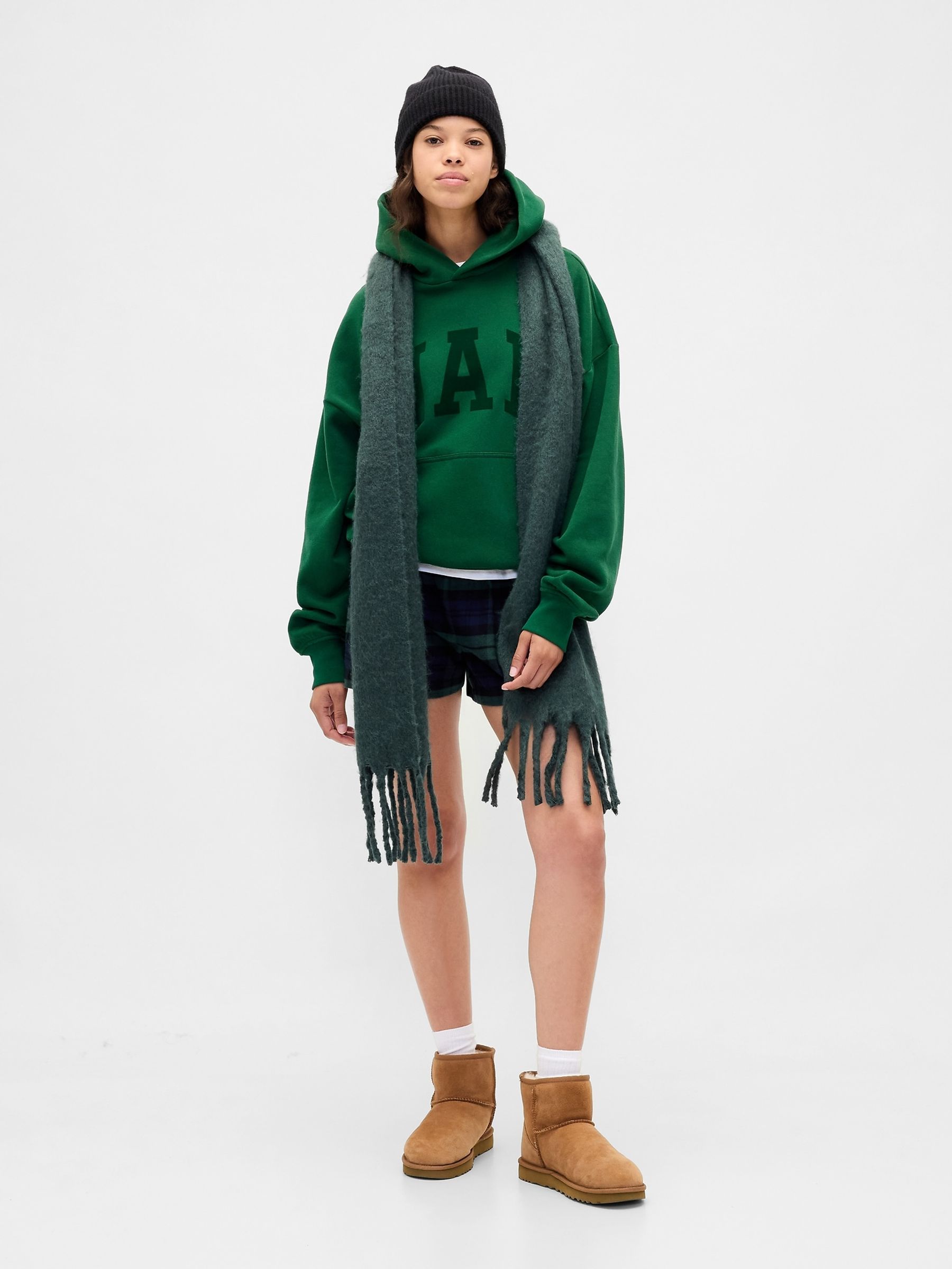 Green VintageSoft Heavyweight NAP Logo Hoodie - Image 5 of 5