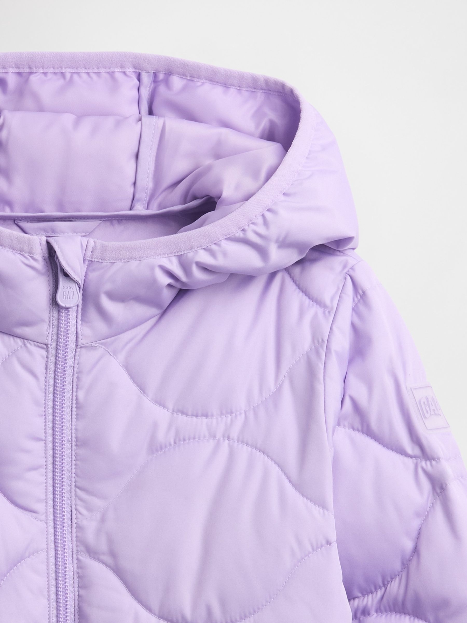 Purple Cold Control Puffer Jacket (6mths-5yrs) - Image 3 of 3 Purple Cold Control Puffer Jacket (6mths-5yrs) - Image 3 of 3