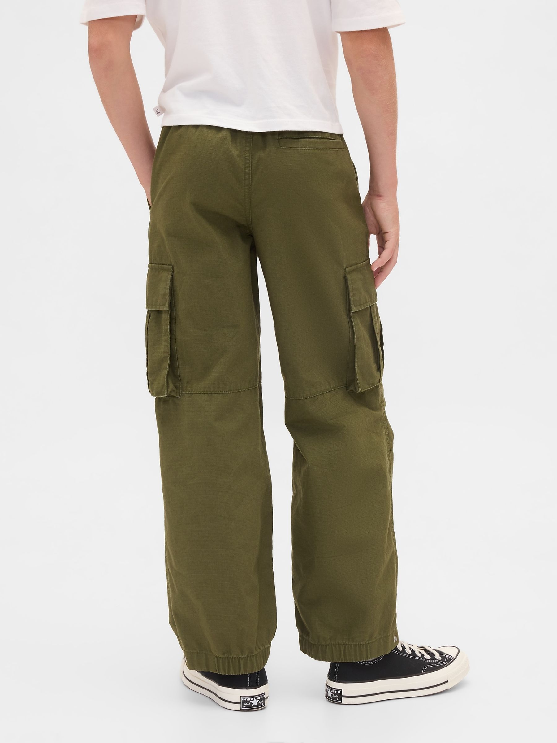Green Easy Cargo Trousers (4-13yrs) - Image 2 of 6