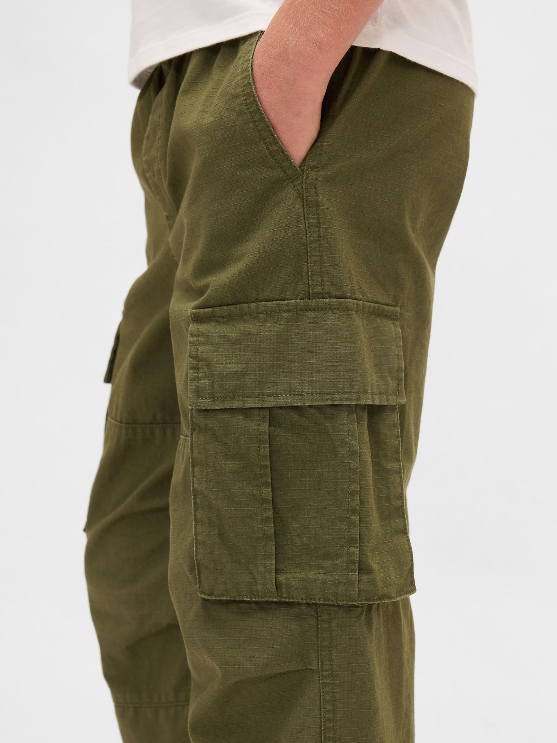 Green Easy Cargo Trousers (4-13yrs) - Image 4 of 6