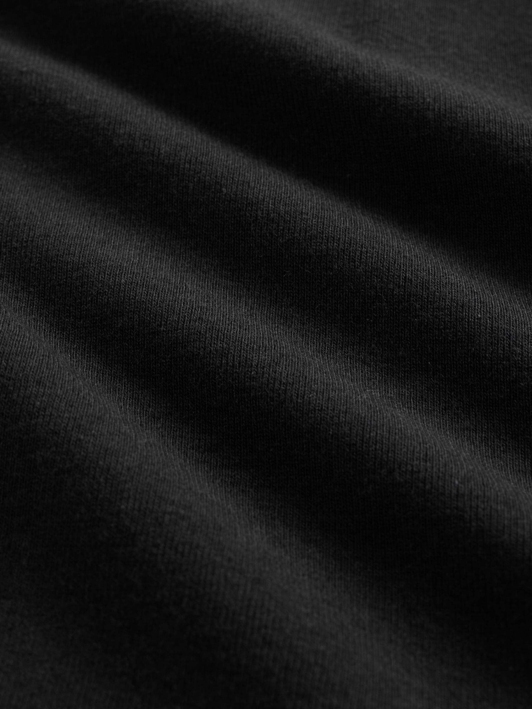 Black Modern Crew Neck Cardigan - Image 4 of 4