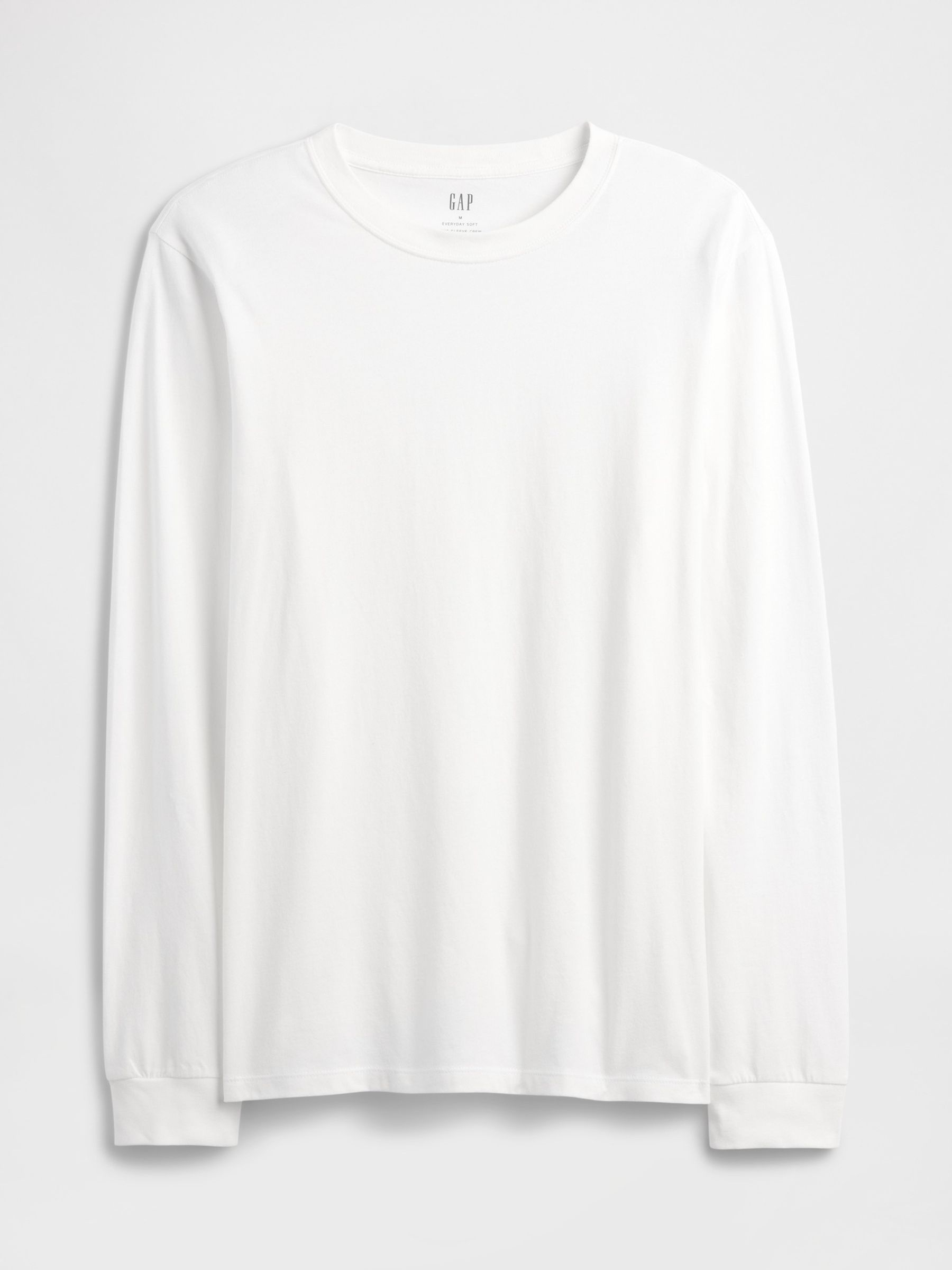 White Everyday Long Sleeve T-Shirt - Image 4 of 5