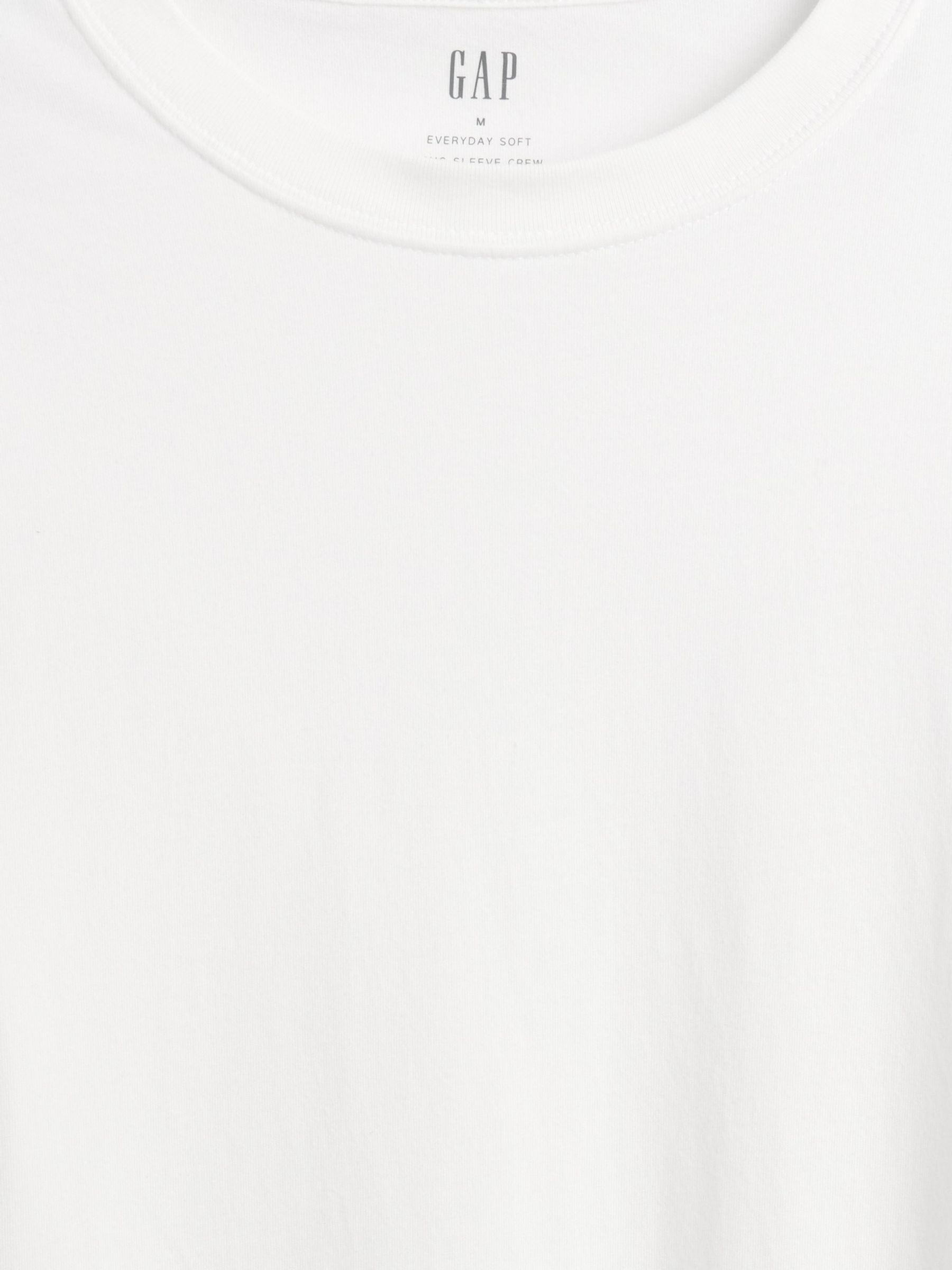 White Everyday Long Sleeve T-Shirt - Image 5 of 5